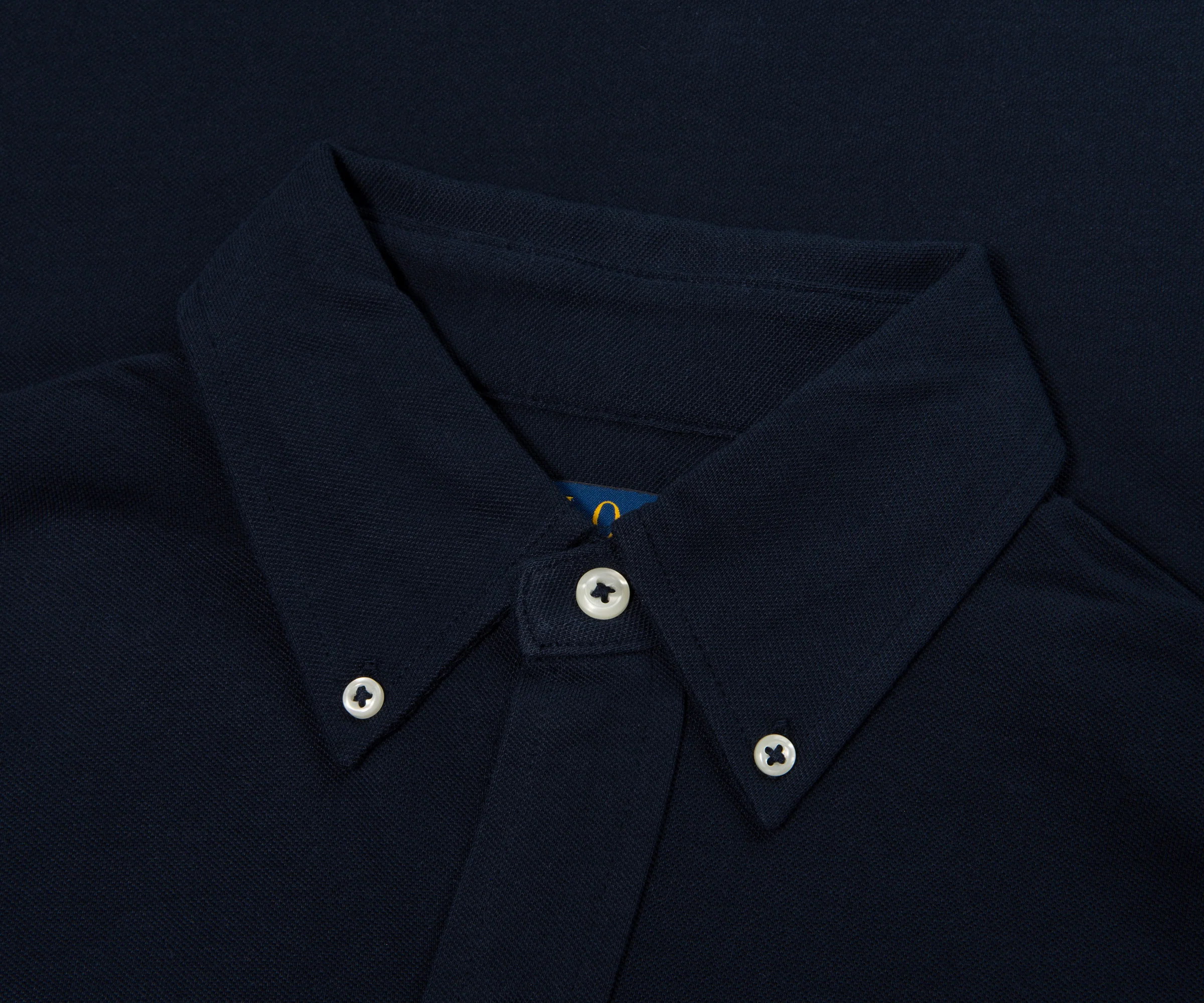 Ralph Lauren Navy SS Shirt In Feather Weight Mesh - Image 2