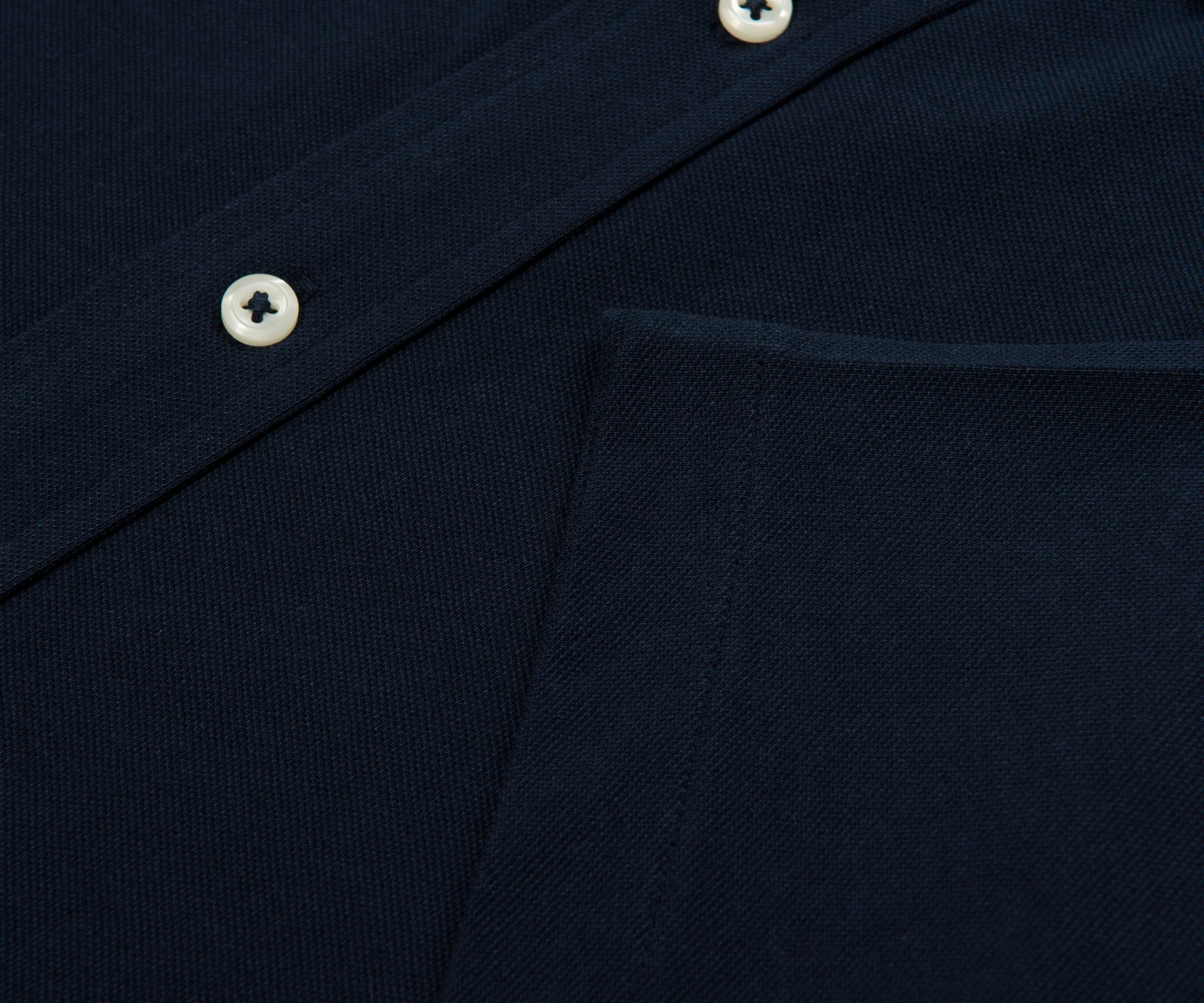 Ralph Lauren Navy SS Shirt In Feather Weight Mesh - Image 4