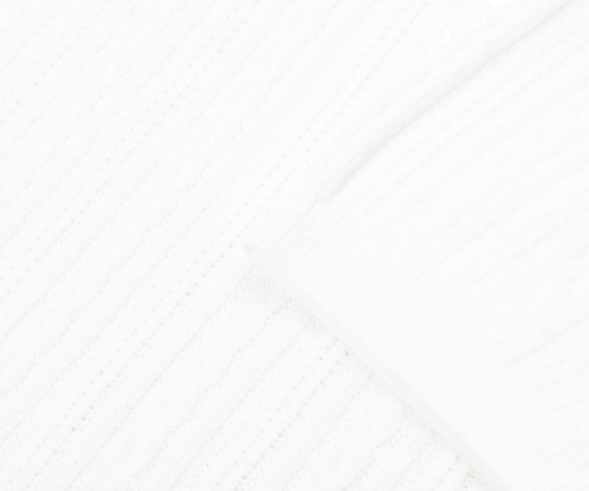 Ralph Lauren White Cable Knit SS Polo - Image 5