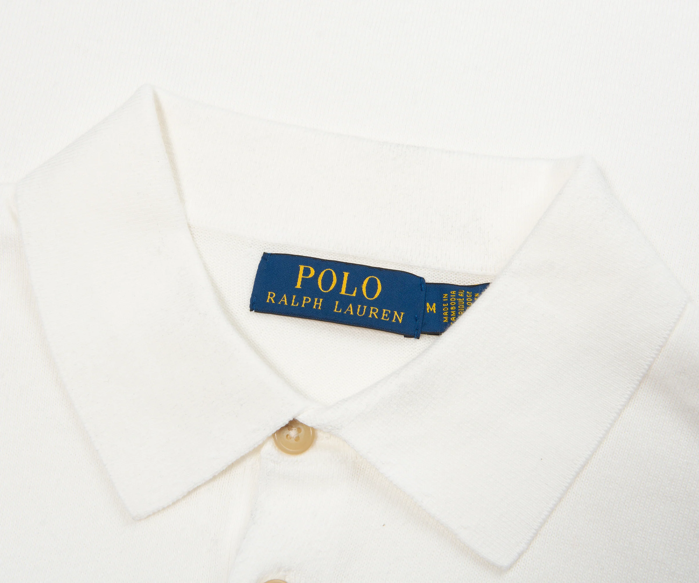 Ralph Lauren White Knitted Soft Polo - Image 2