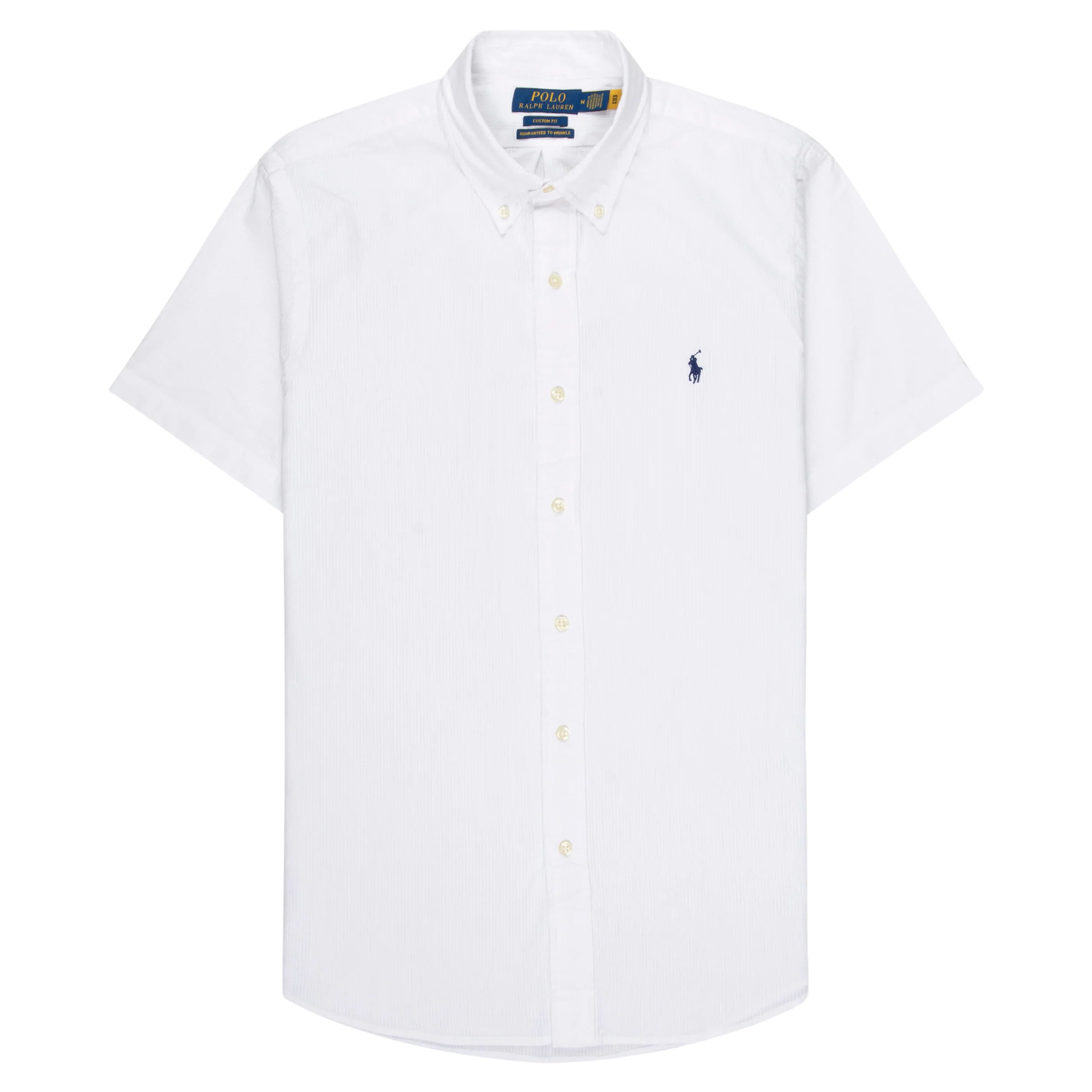 Ralph lauren White Seersucker SS Shirt