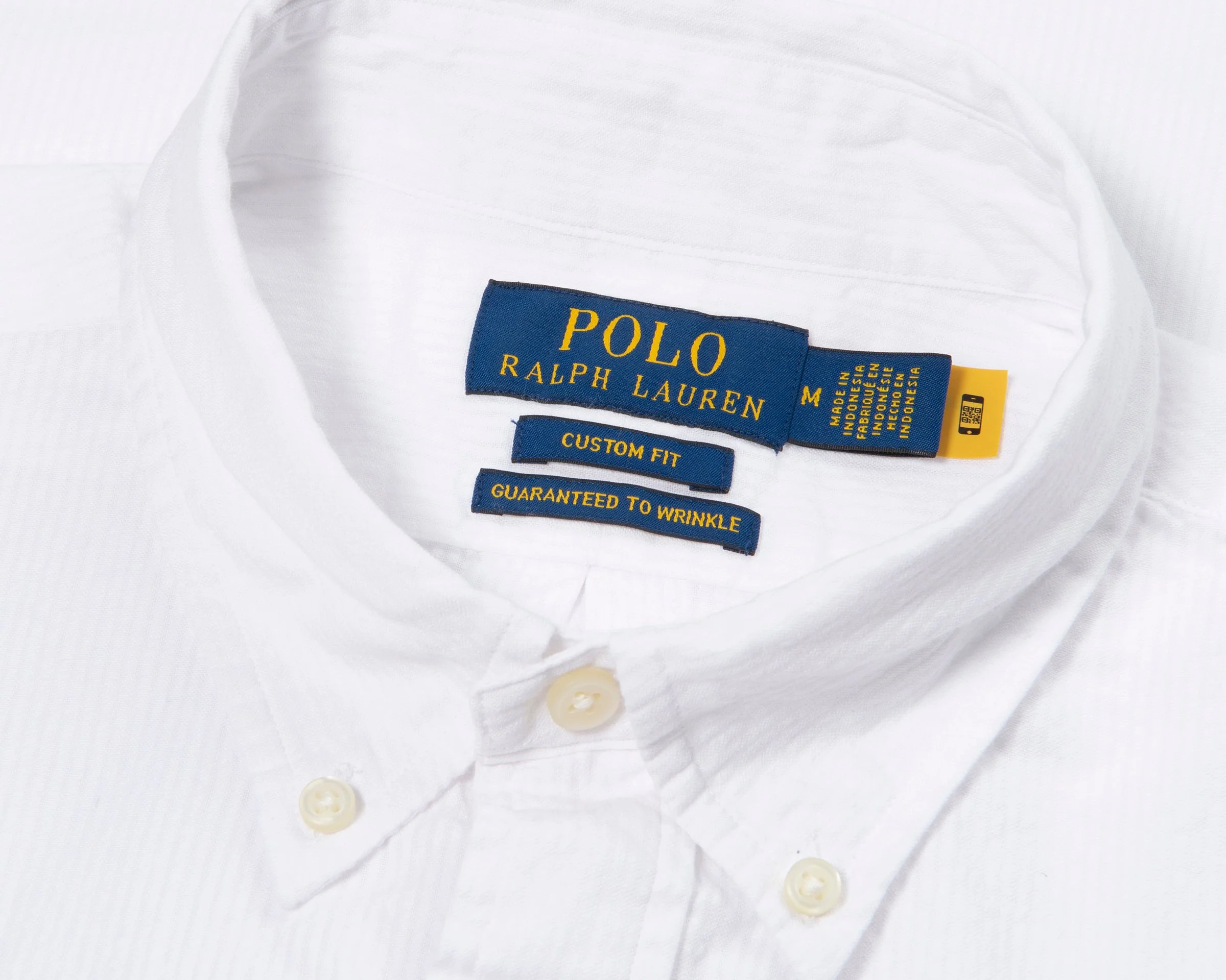 Ralph lauren White Seersucker SS Shirt - Image 2