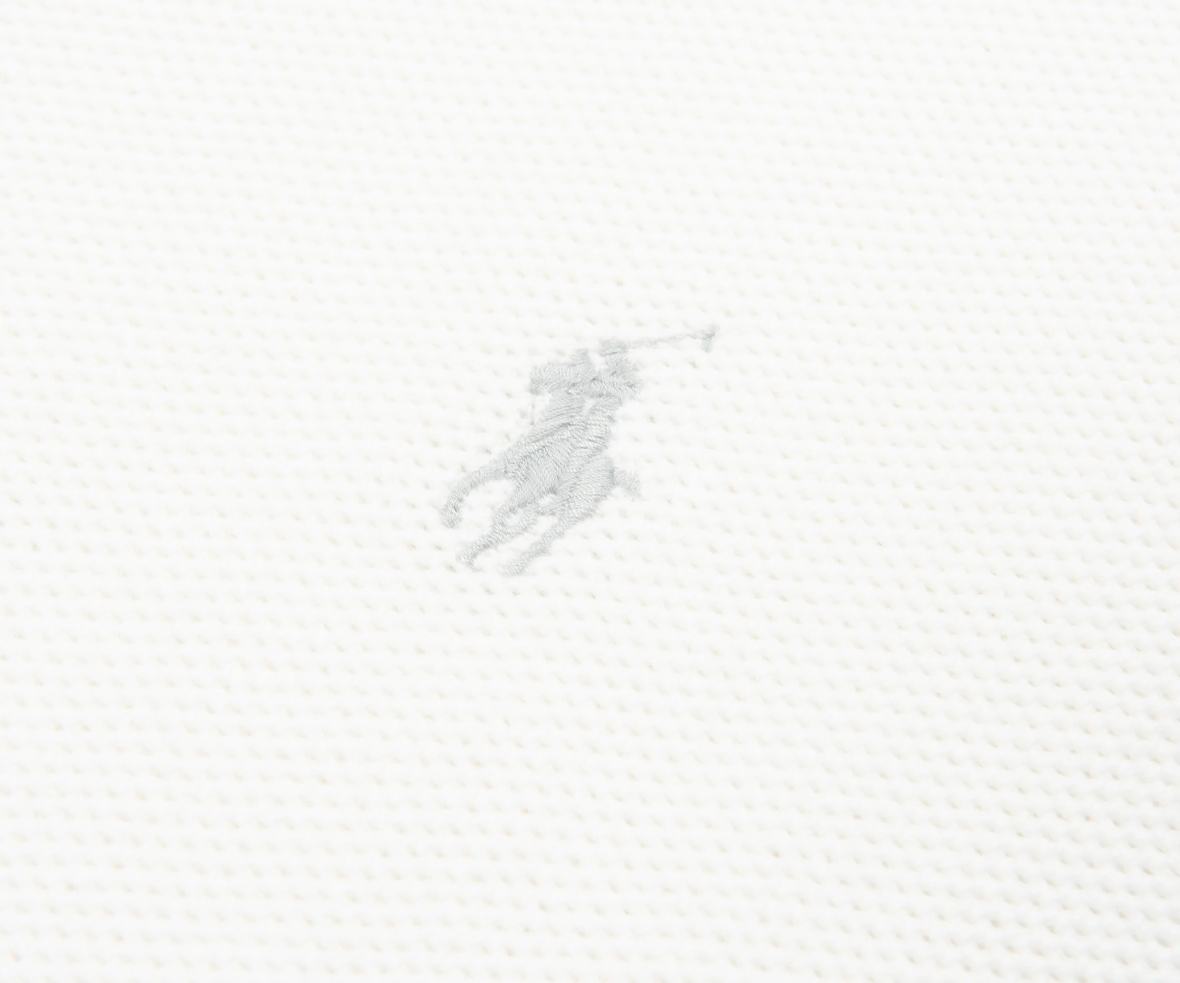 Ralph Lauren White Waffle Knit 1/4 Zip Sweater - Image 4