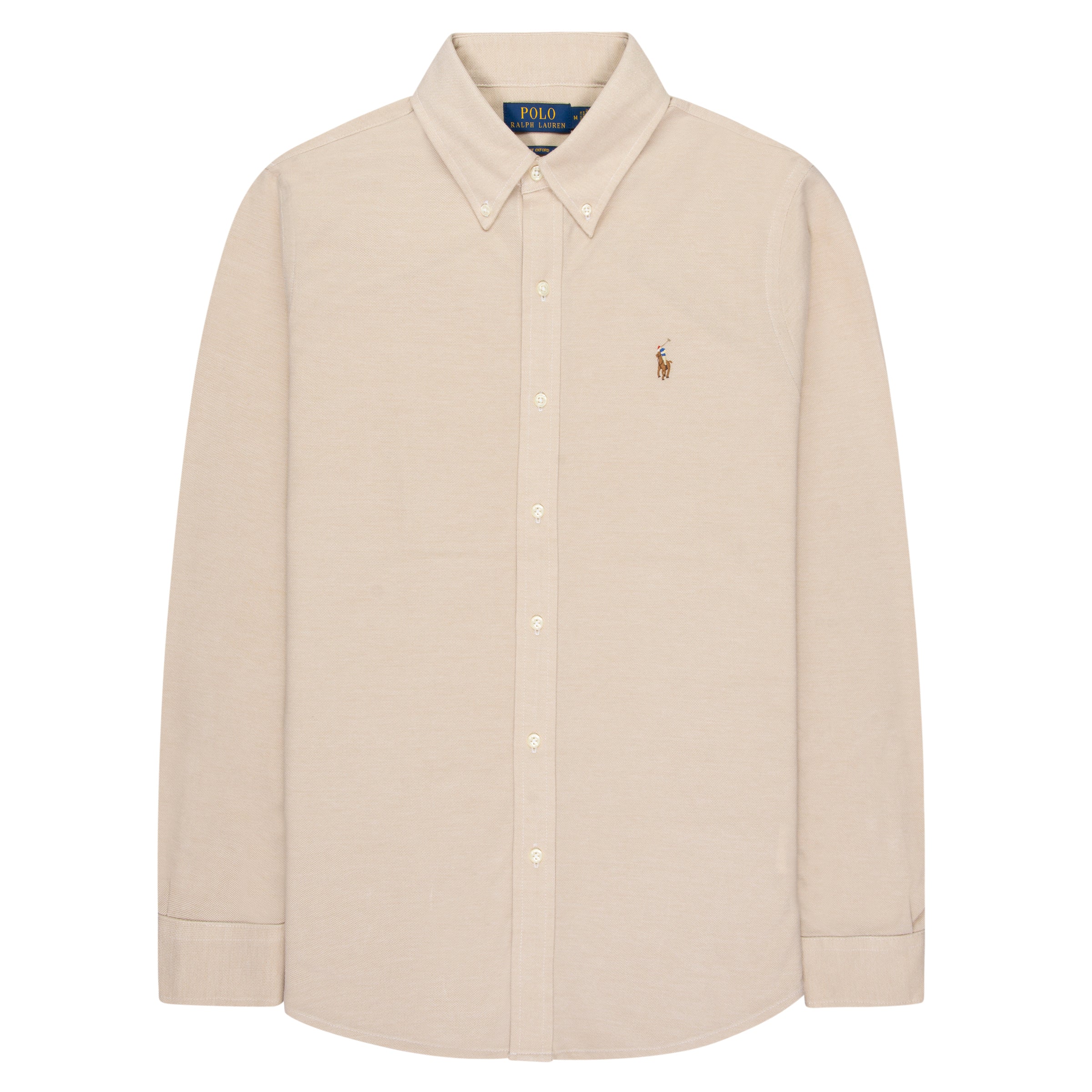 Ralph Lauren Beige Knit Oxford Shirt