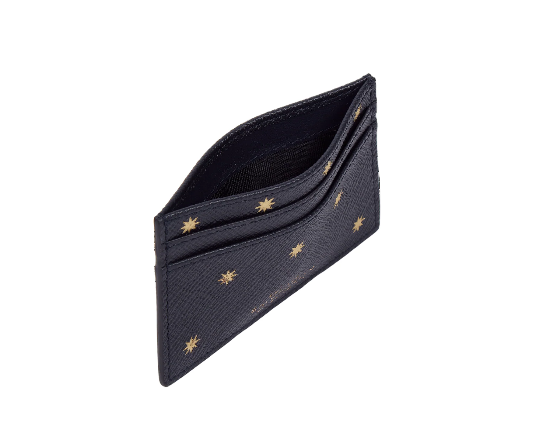 Smythson Stars Navy Card Holder - Image 2
