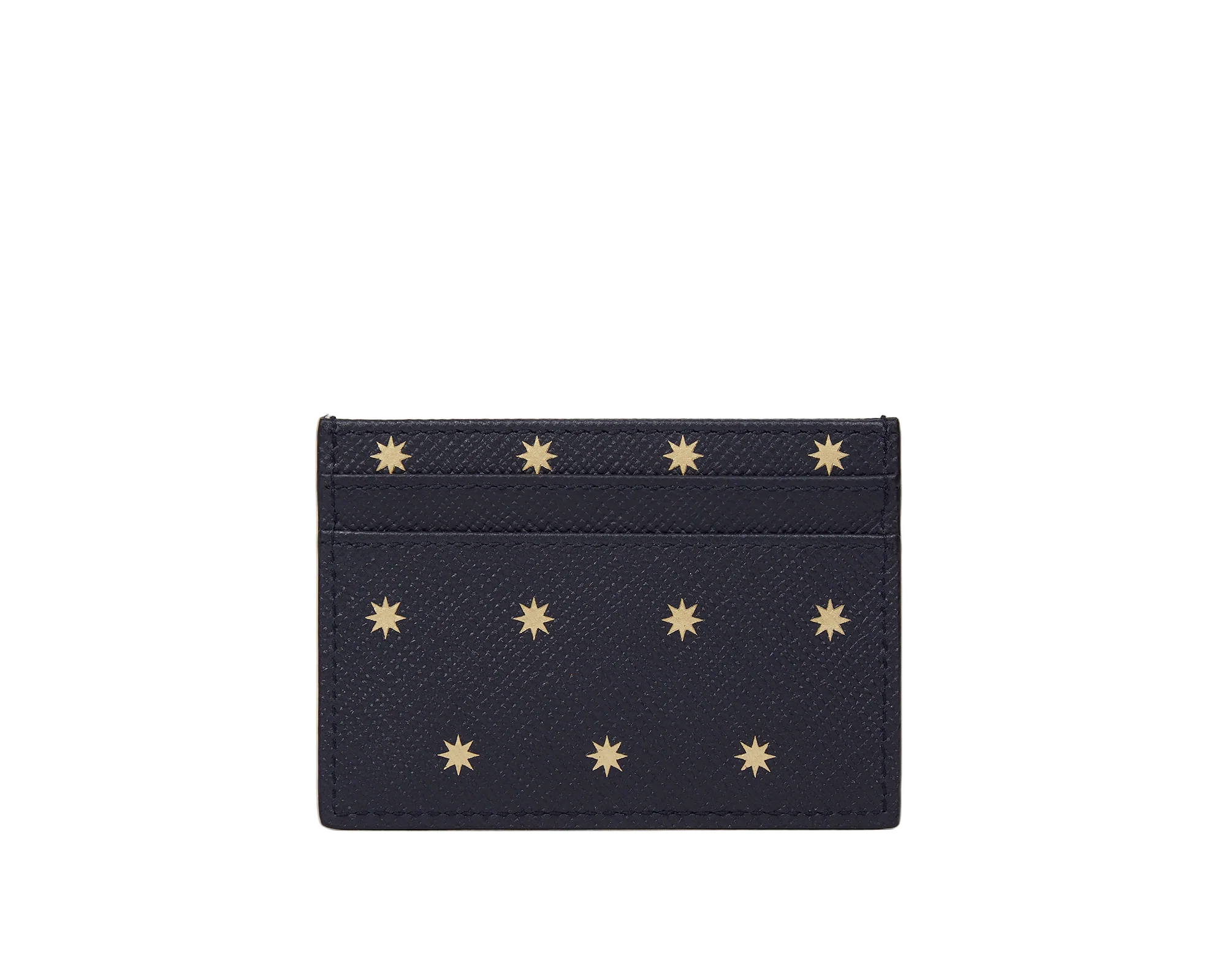 Smythson Stars Navy Card Holder - Image 3