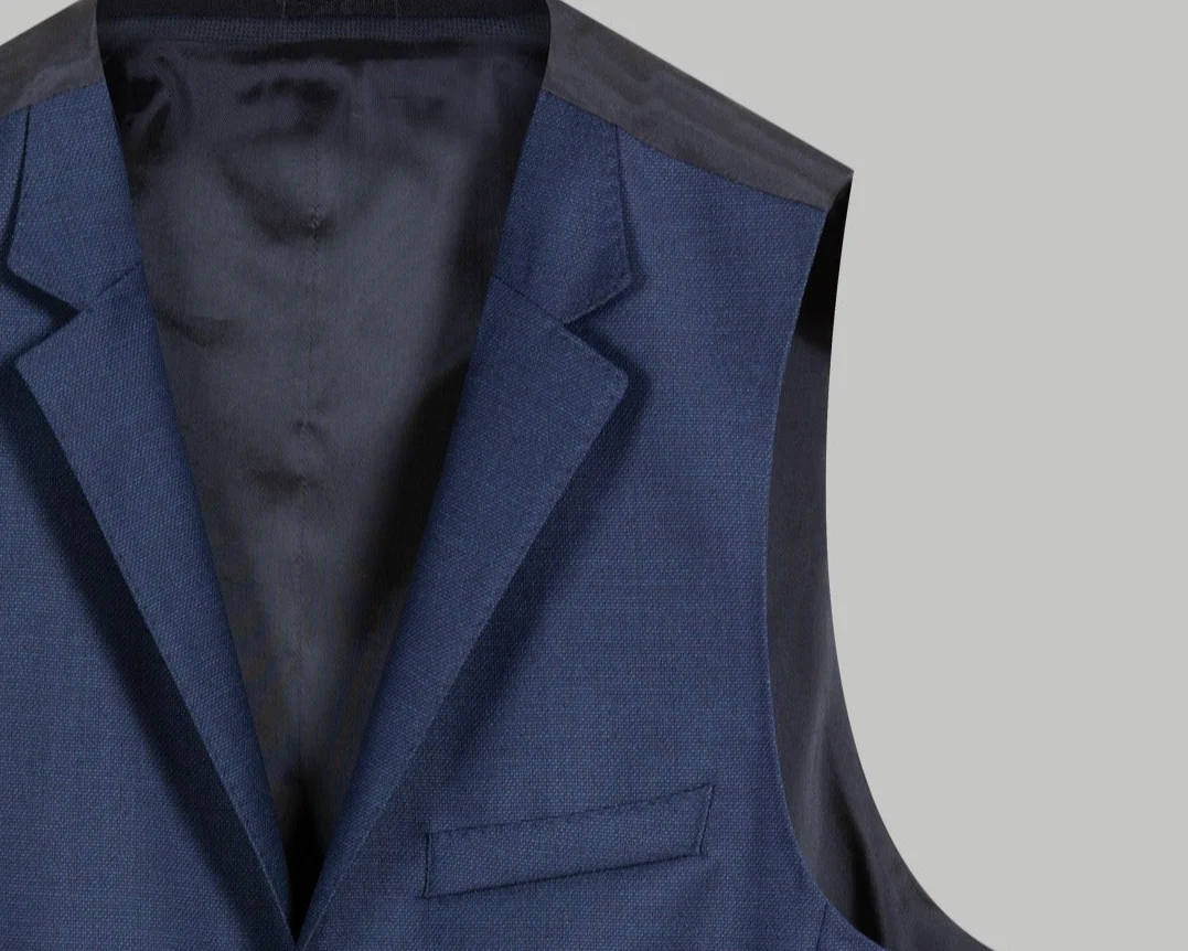 HUGO BOSS Novan6 Weste Waistcoat Blue - Image 2