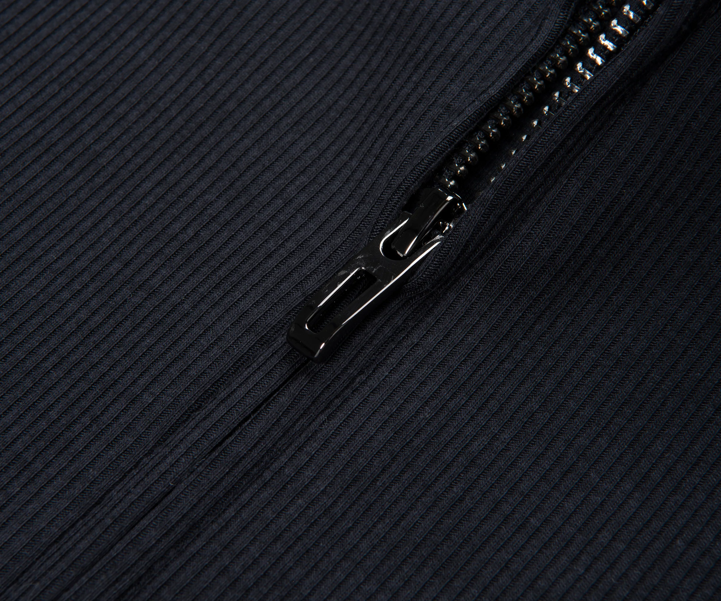 Armani Navy Soft Stretch Full Zip Hoodie - Image 3