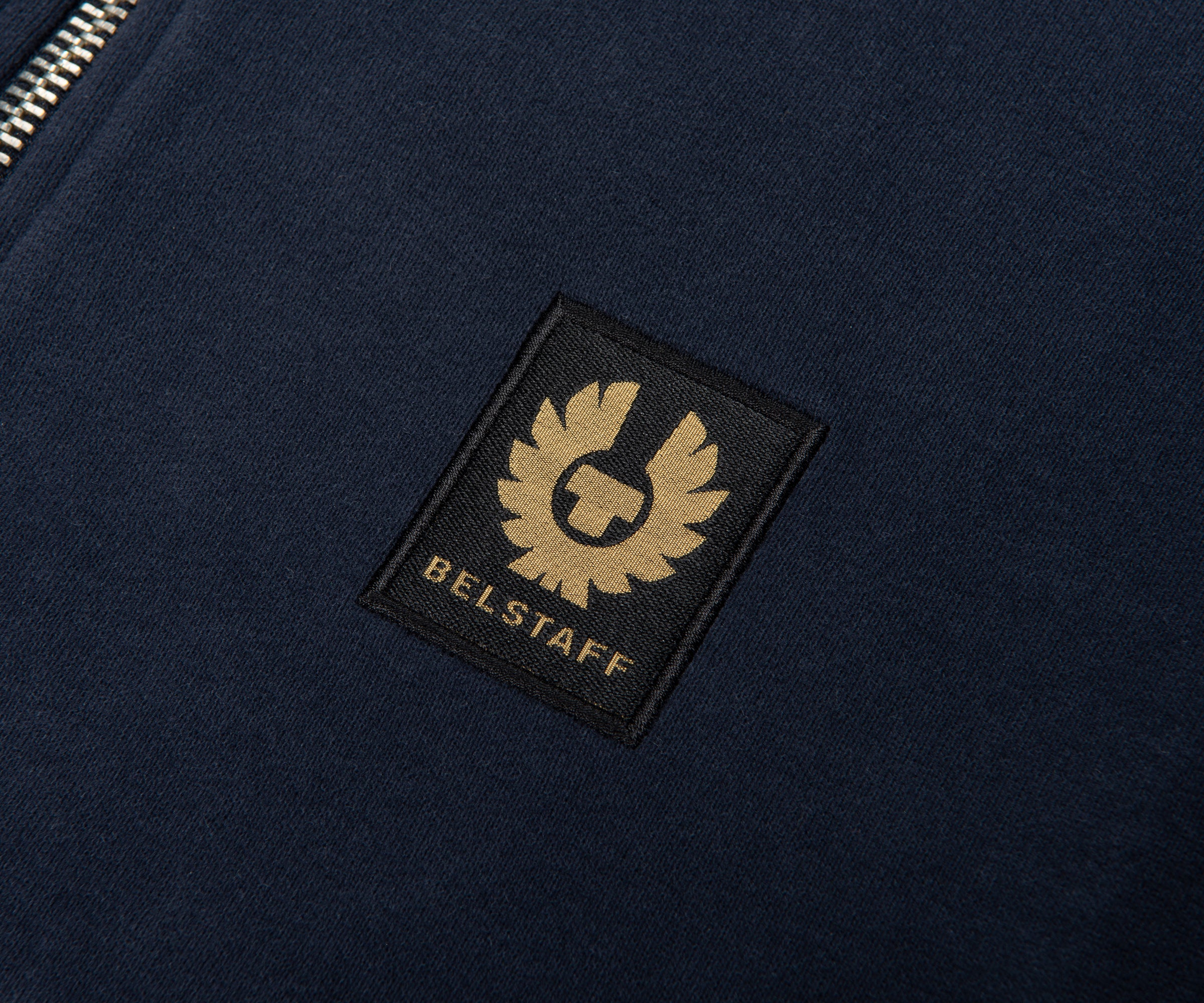 Belstaff Dark Ink 1/4 Zip Sweatshirt - Image 3