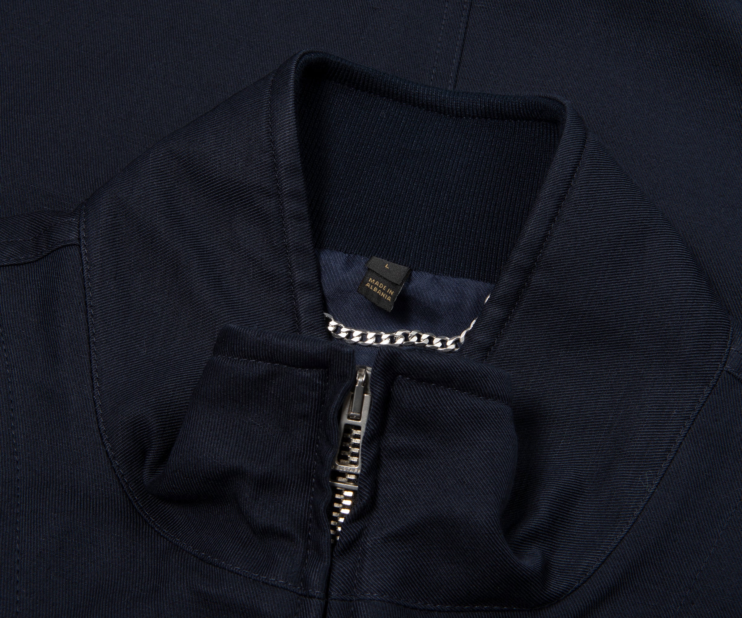 Belstaff Dark Ink Helston Linen Cotton Twill Tailored Jacket - Image 2