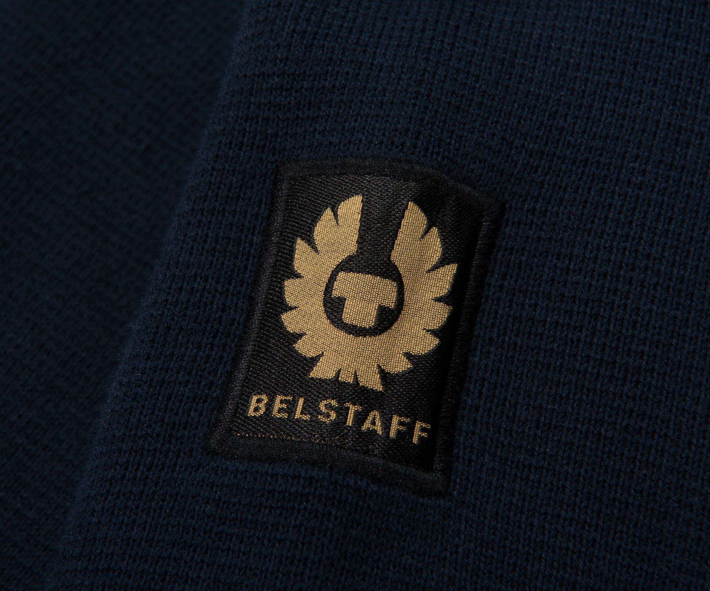 Belstaff Dark Ink View Textured Full Zip Hoodie - Image 3