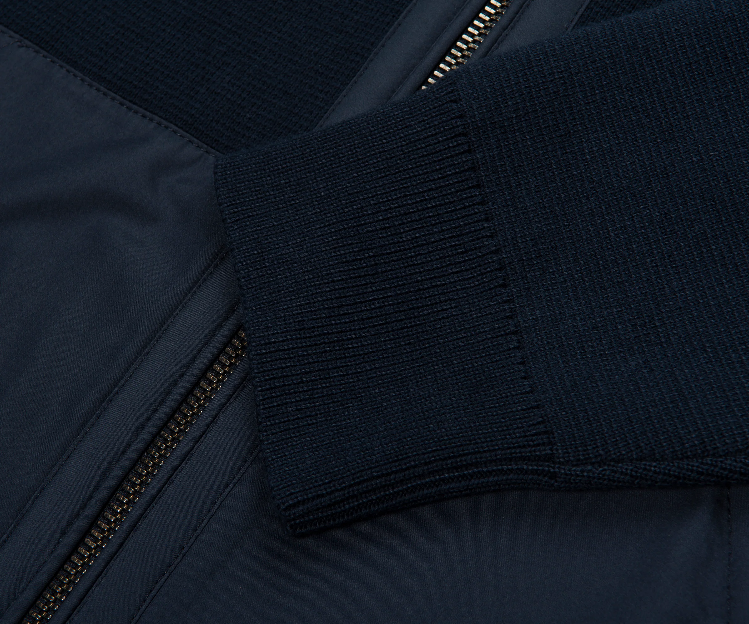 Belstaff Dark Ink View Textured Full Zip Hoodie - Image 5