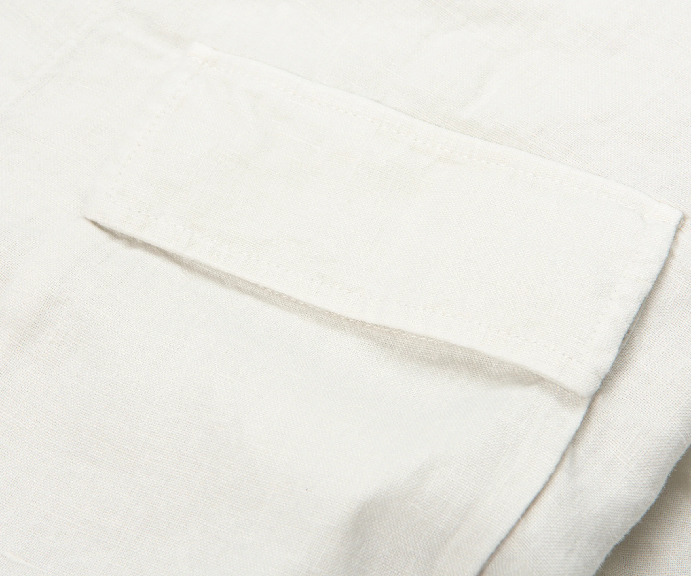 Belstaff Silver Birch Scale SS Linen Shirt - Image 5