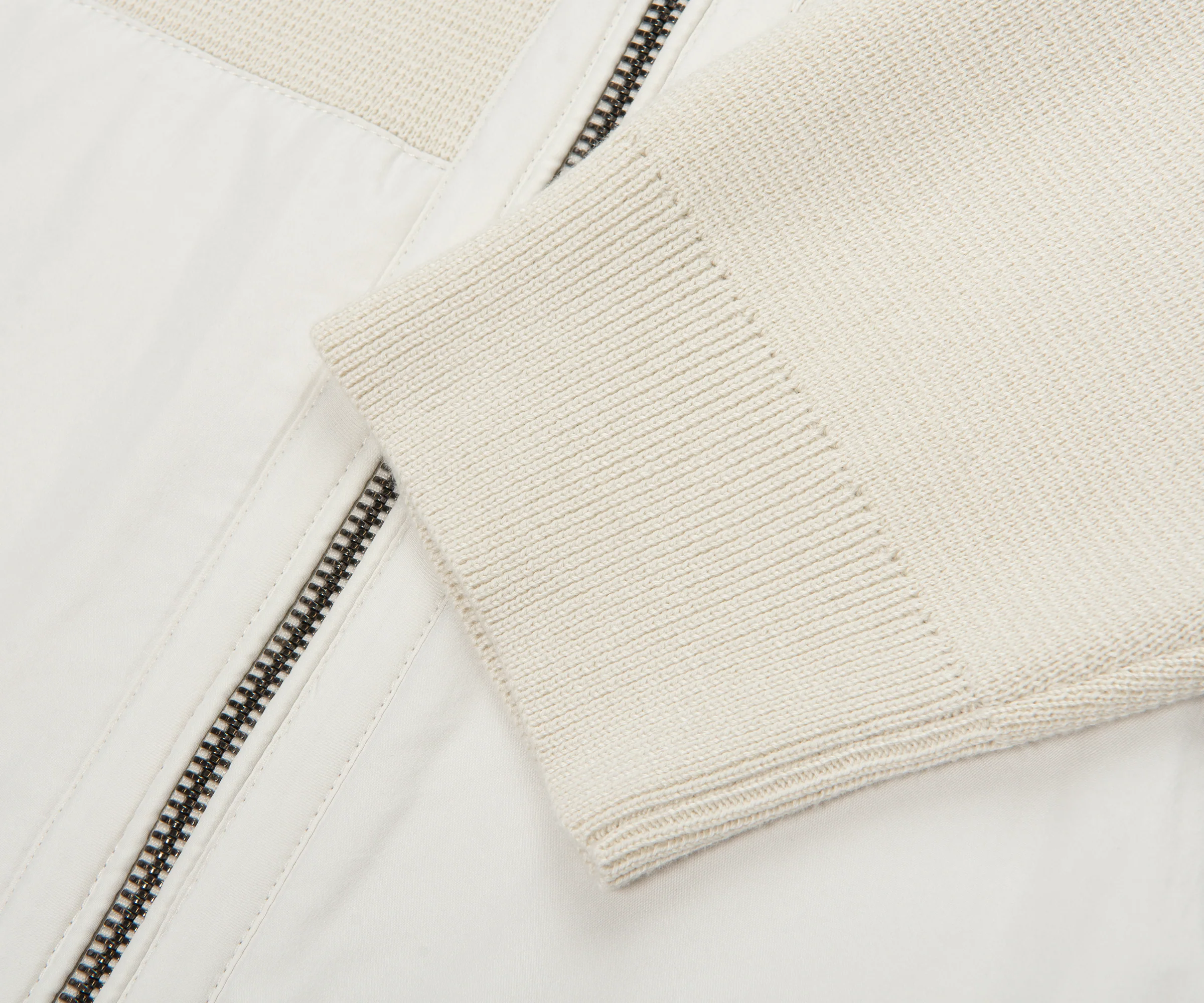 Belstaff Silver Birch View Textured Full Zip Hoodie - Image 5