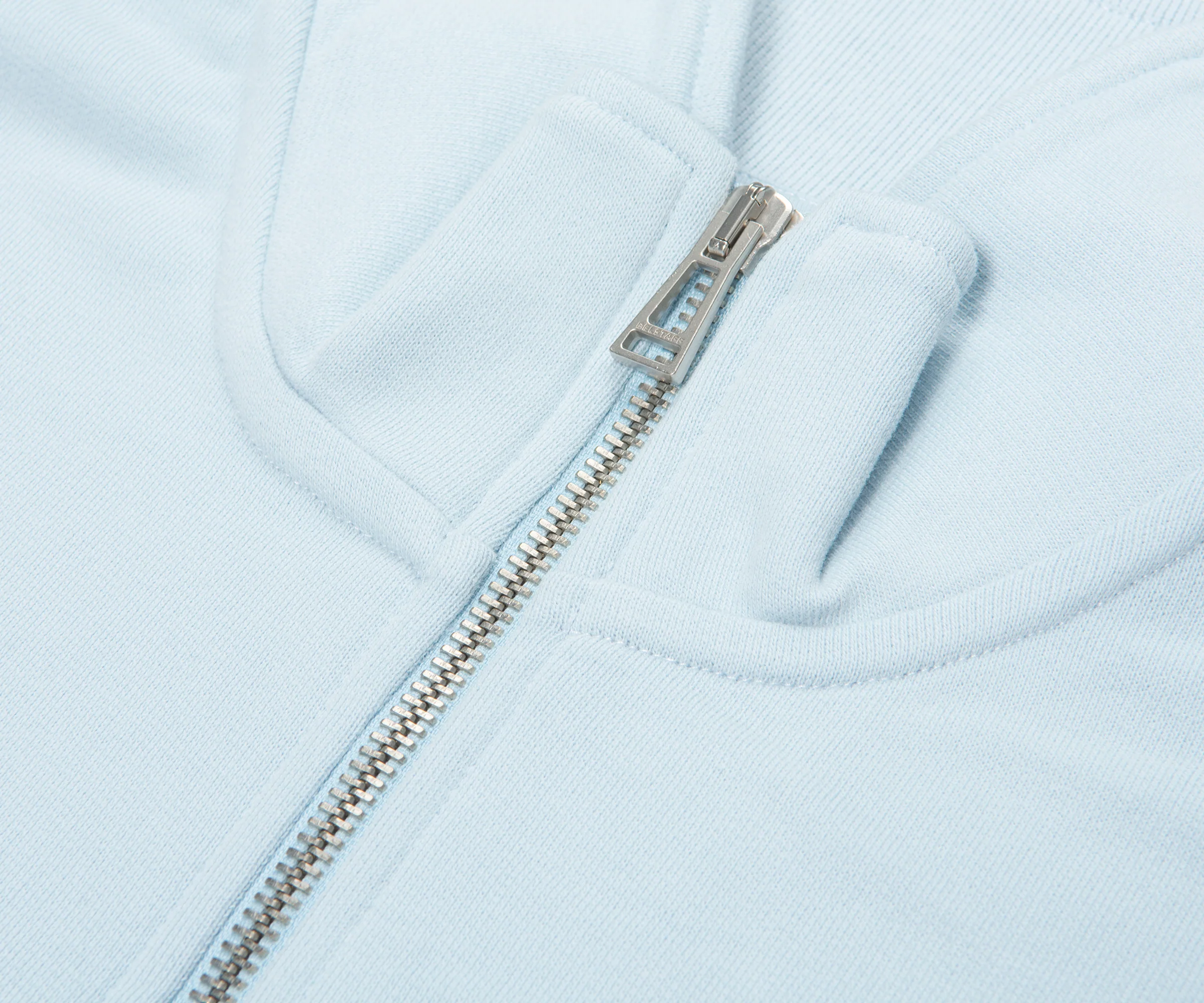 Belstaff Sky Blue 1/4 Zip Sweatshirt - Image 3
