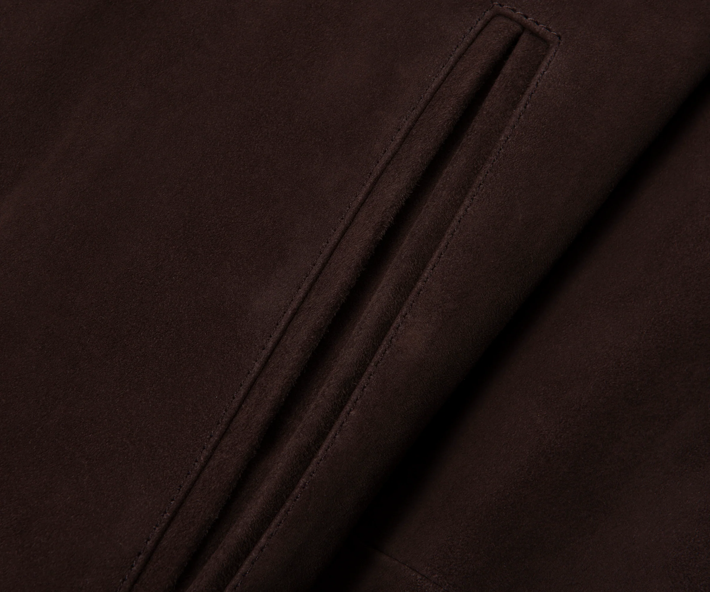 Boss Brown H Muller Suede Bomber Jacket - Image 4