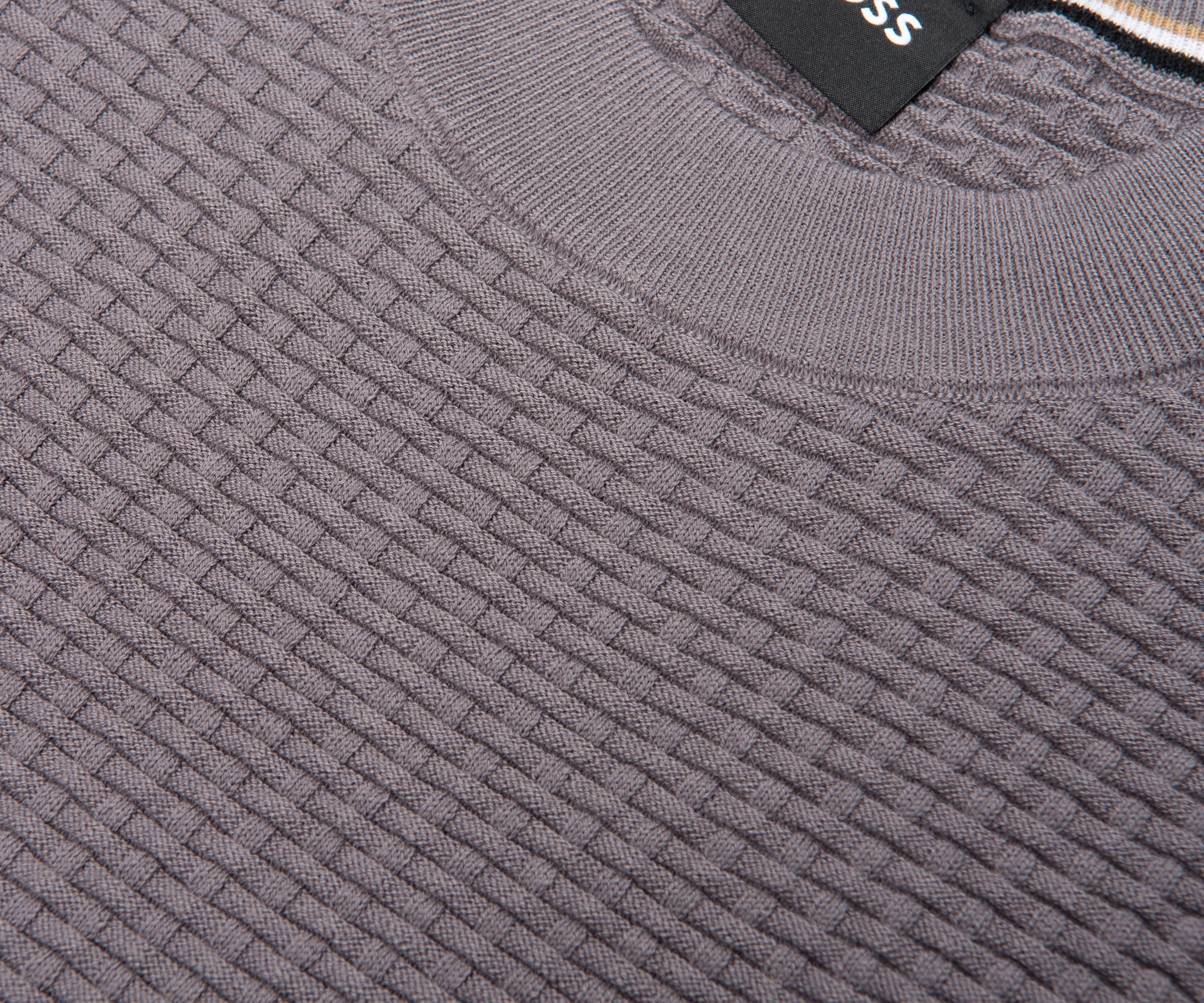 Boss H-Nilton Purple Knitted T-Shirt - Image 3