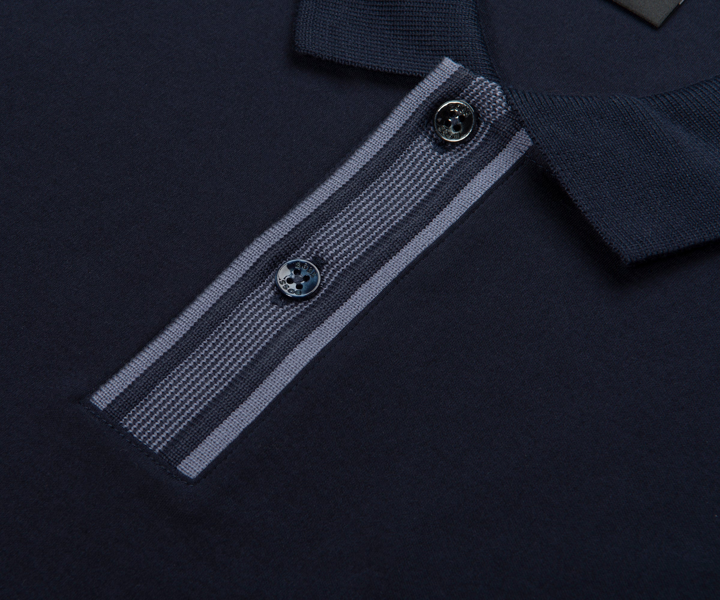 BOSS Navy H-Parlay Polo - Image 3