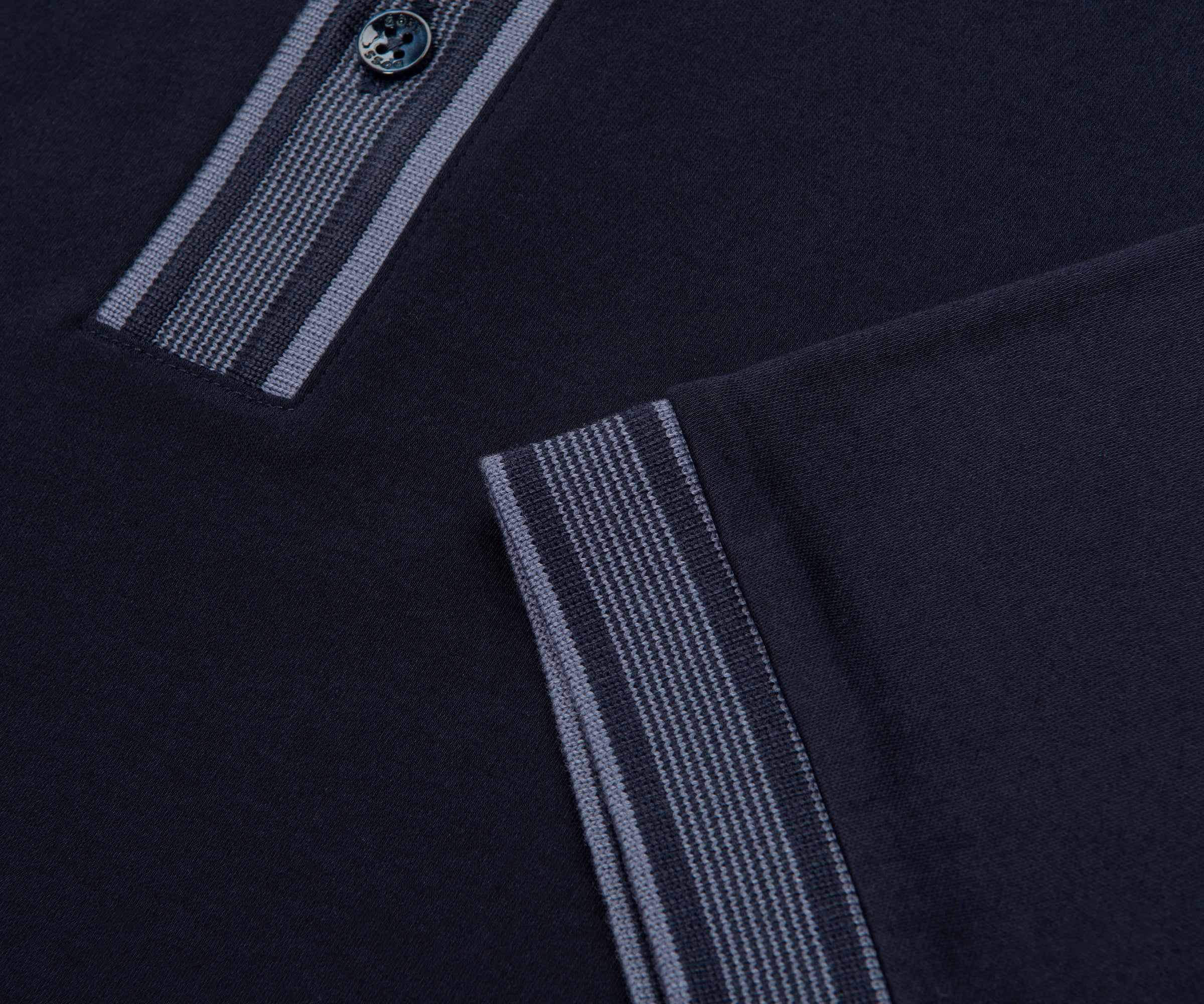 BOSS Navy H-Parlay Polo - Image 4