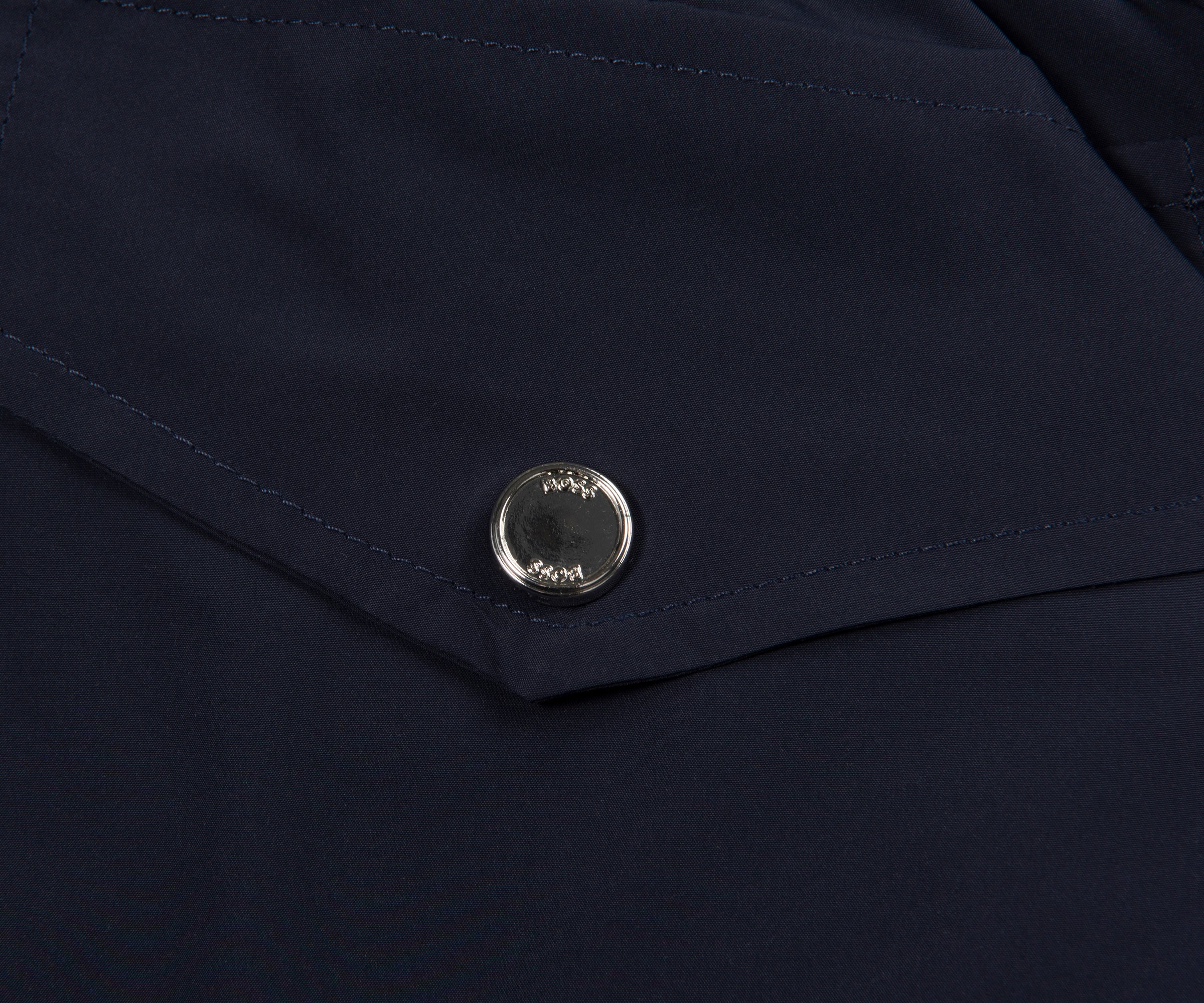 Boss Navy Resort Tape Trim Swim Shorts - Image 4