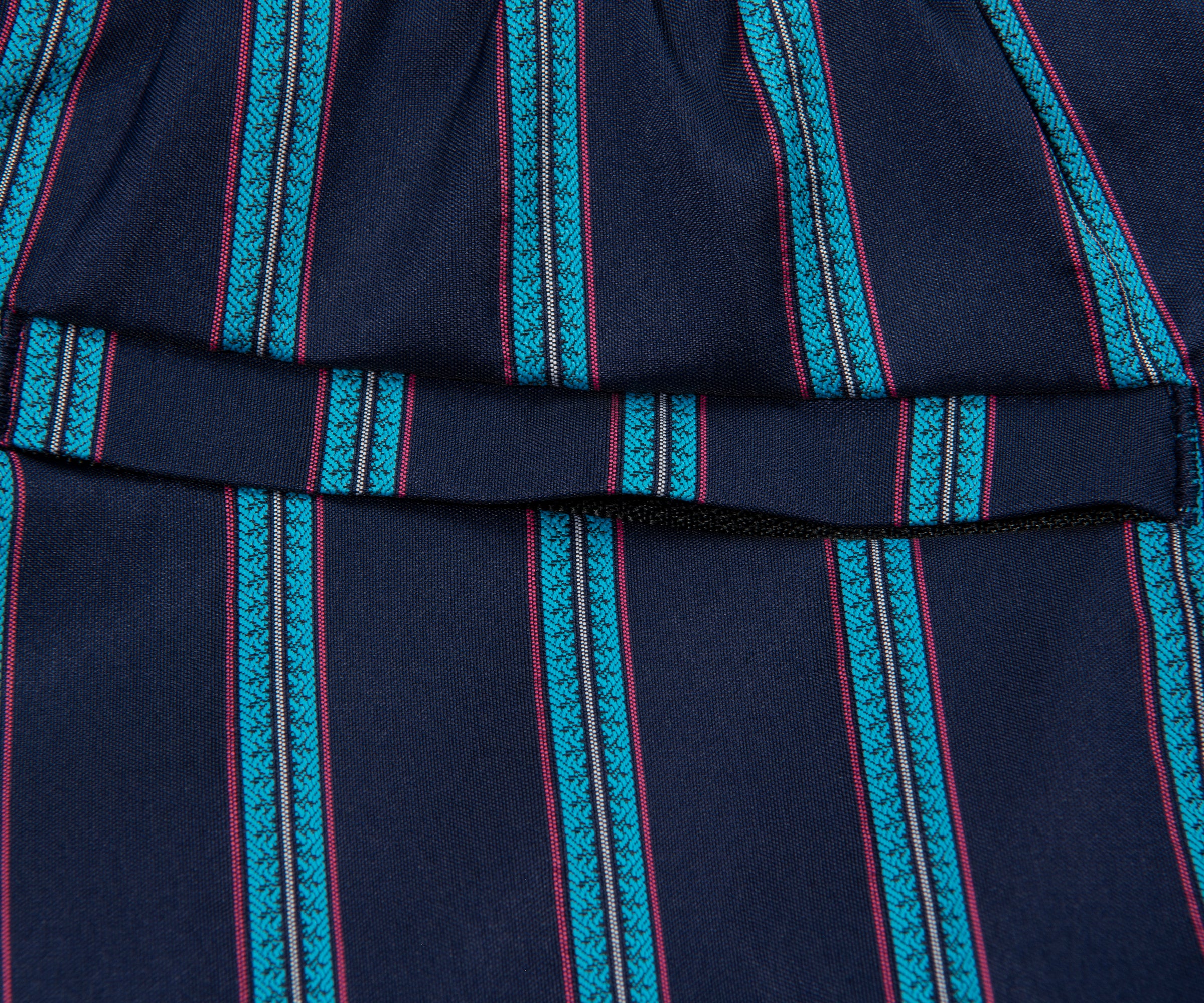 Boss Navy Sautner Pink Stripe Swim Shorts - Image 5