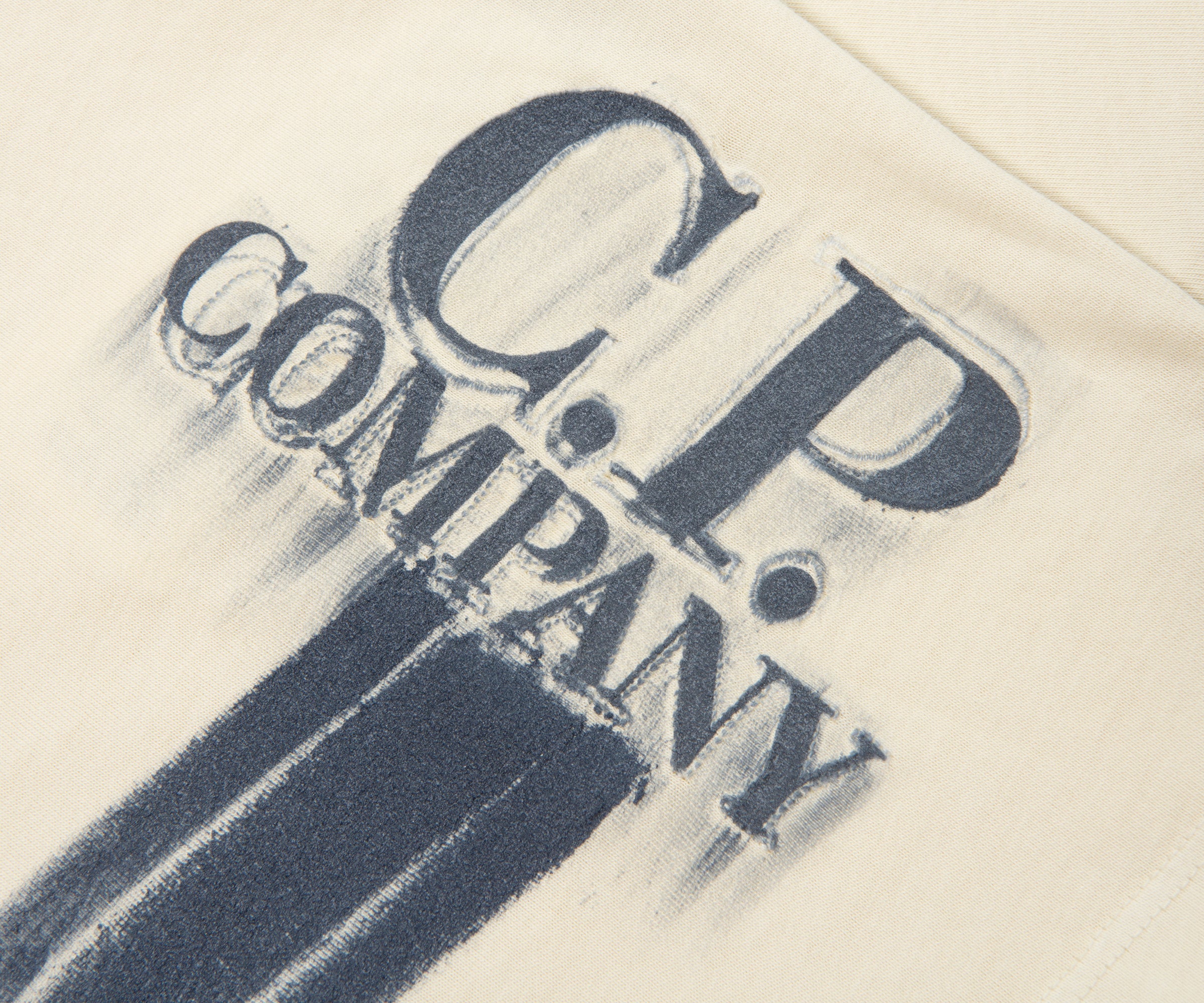 C.P. Frozen Dew Paint Brush Swipe Logo T-Shirt - Image 3