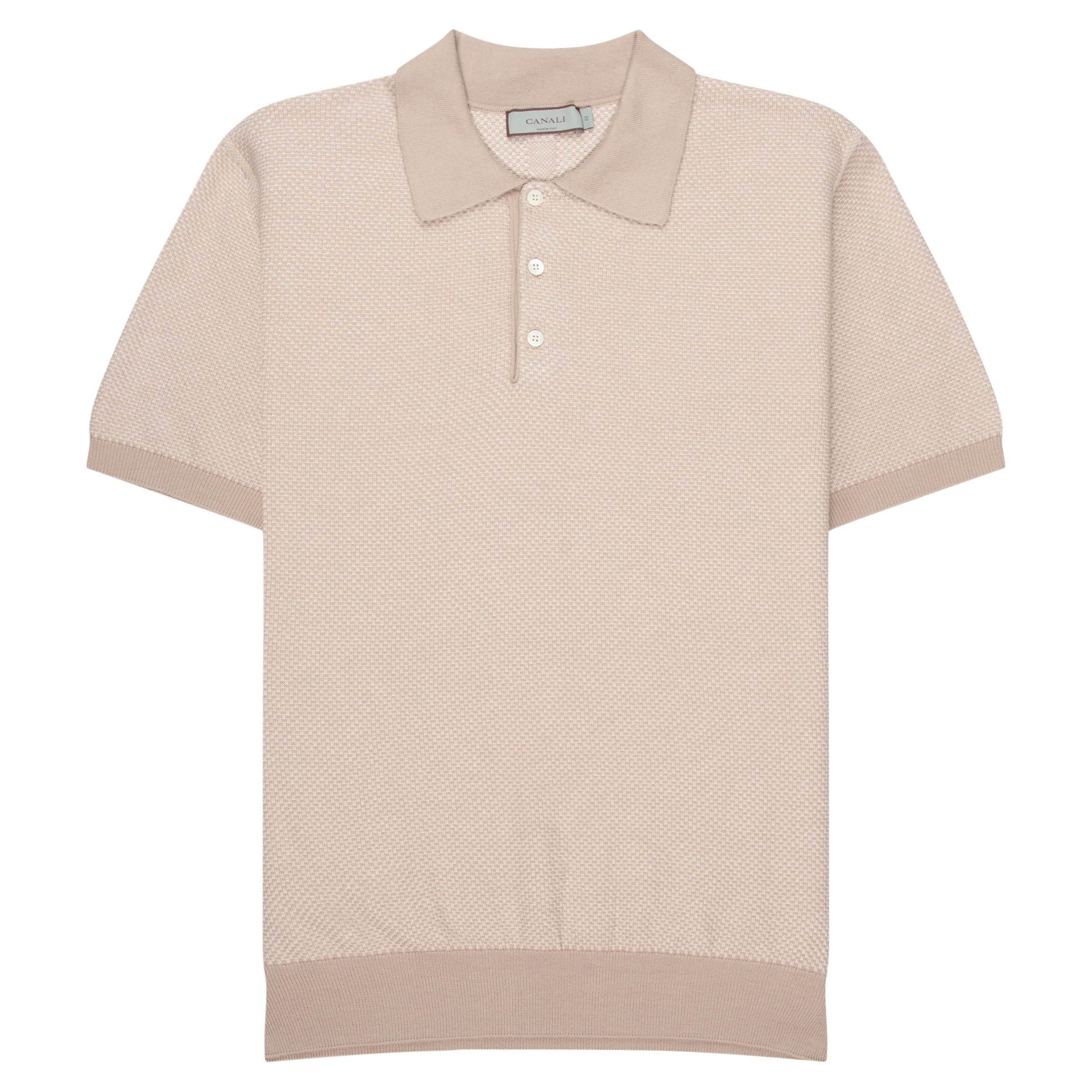 Canali Stone Micro-Structured Polo