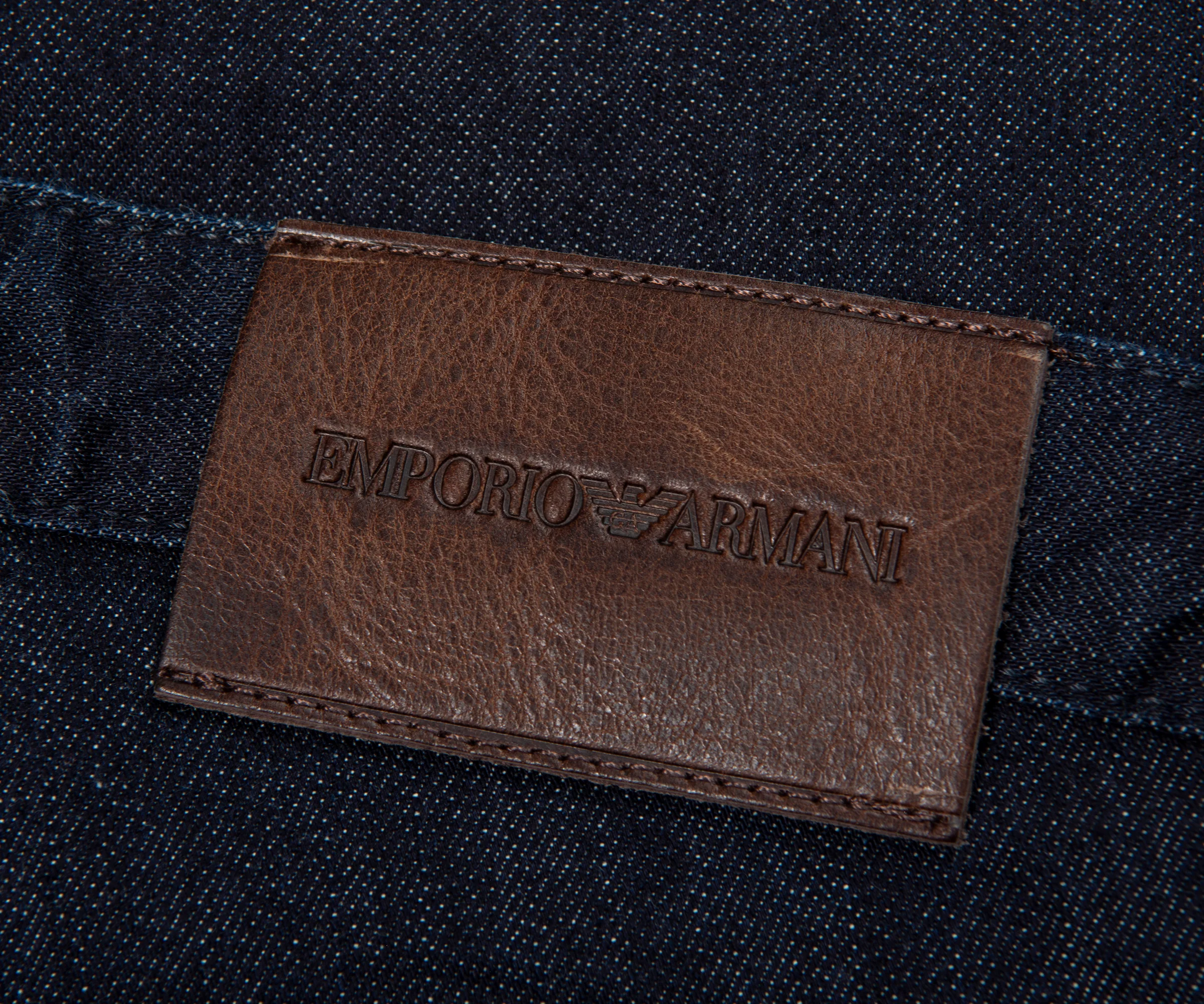 Emporio Armani Dark Indigo J06 Slim Fit Jeans - Image 4