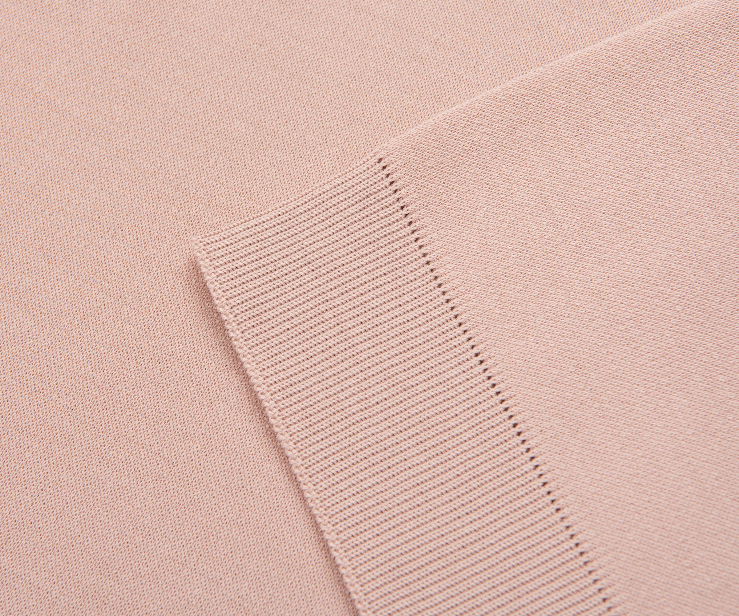 Herno Pink Knitted SS Polo Shirt - Image 4