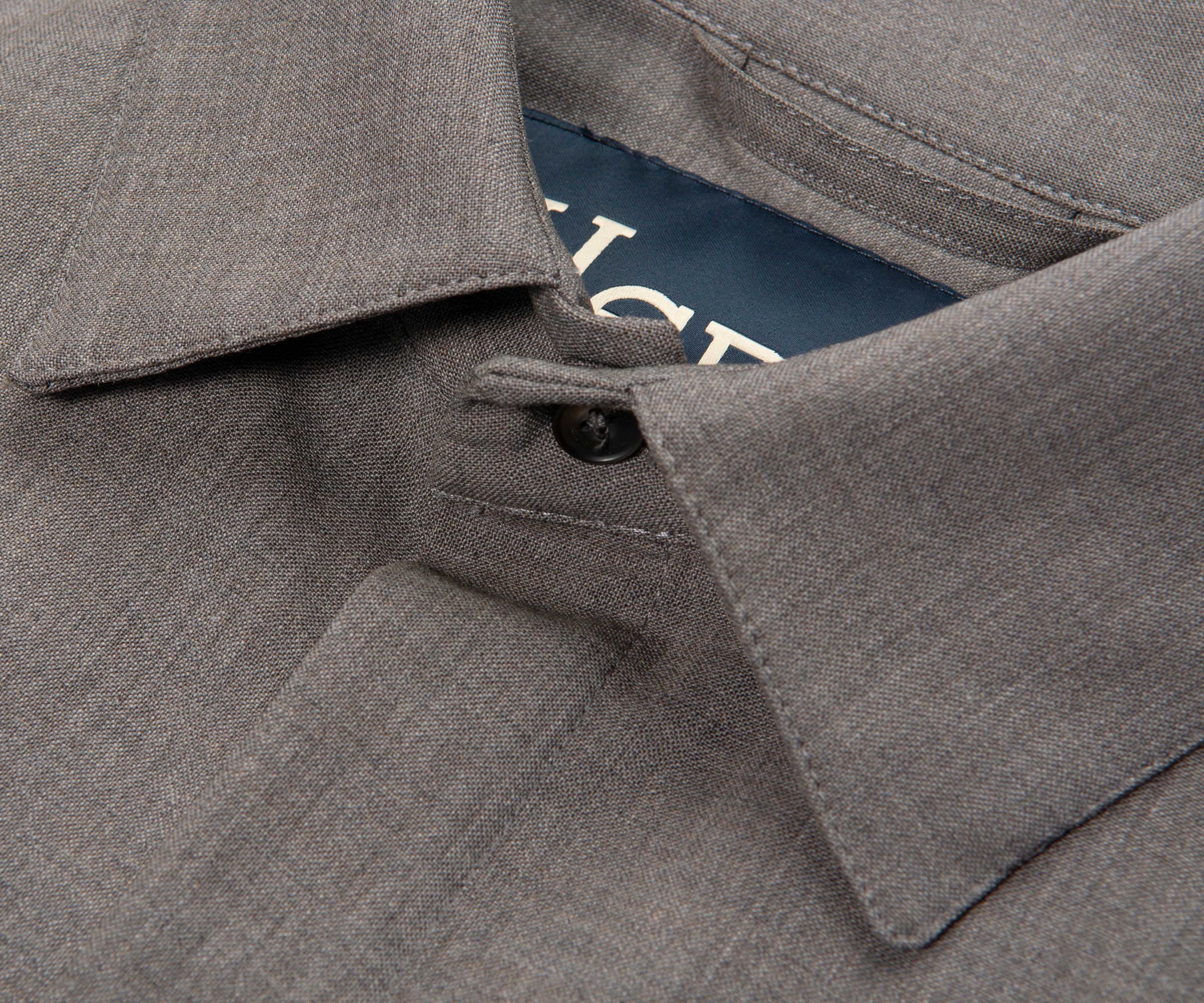Herno Taupe Double Chest Pocket Shirt - Image 3