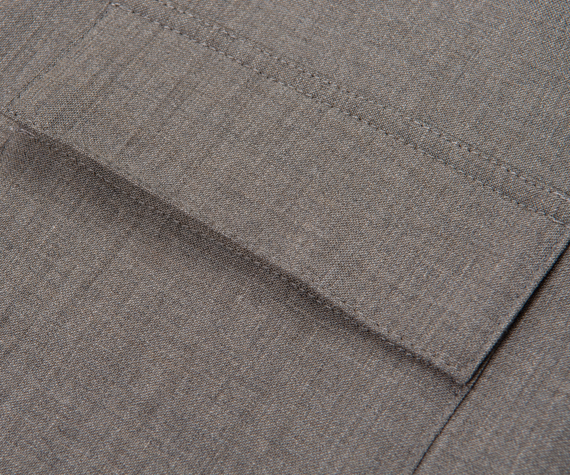 Herno Taupe Double Chest Pocket Shirt - Image 4
