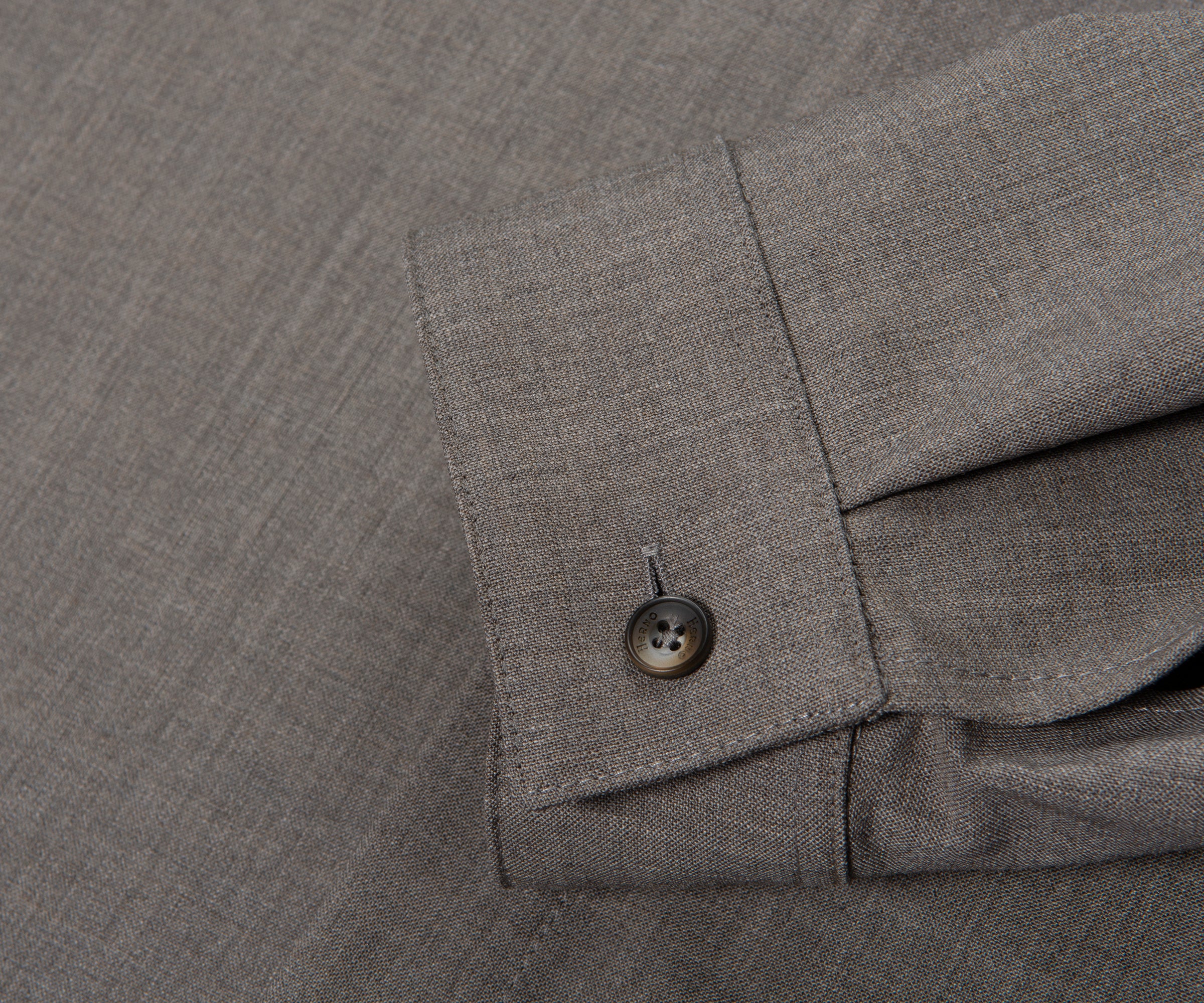 Herno Taupe Double Chest Pocket Shirt - Image 5
