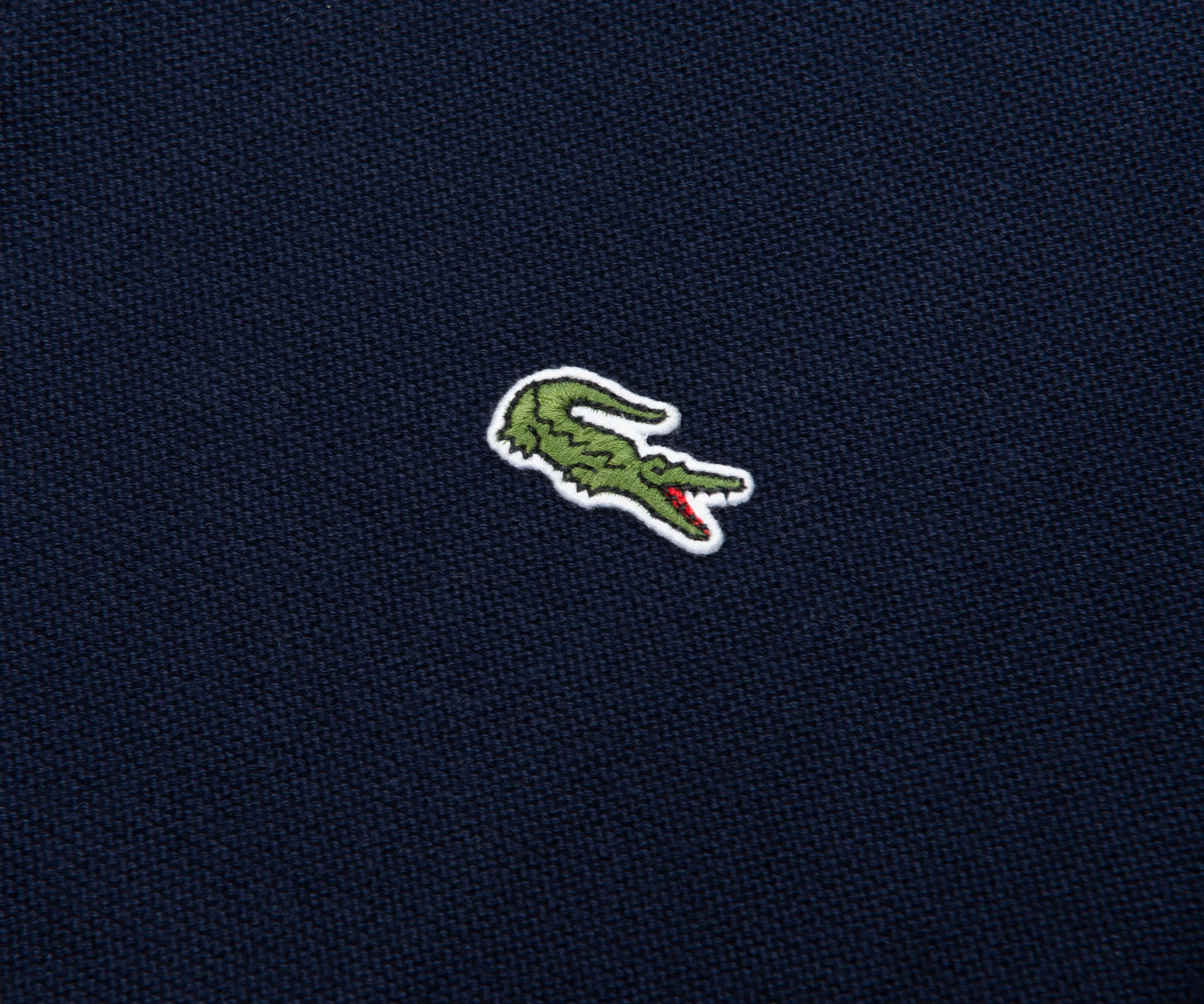 Lacoste Navy Towel Knitted Polo - Image 4