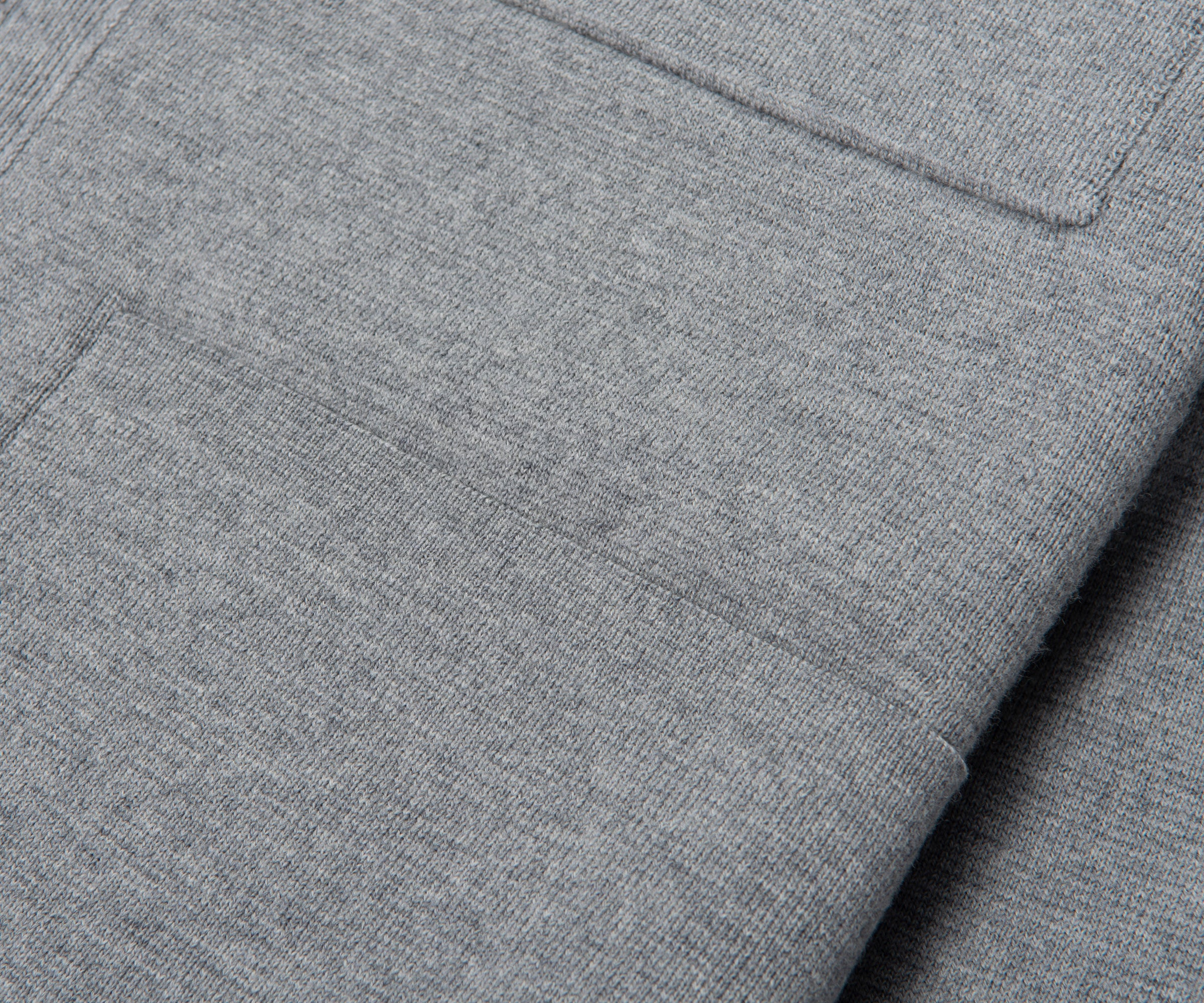 Moncler Grey Wool Zip-up 3 Pocket Cardigan - Image 7