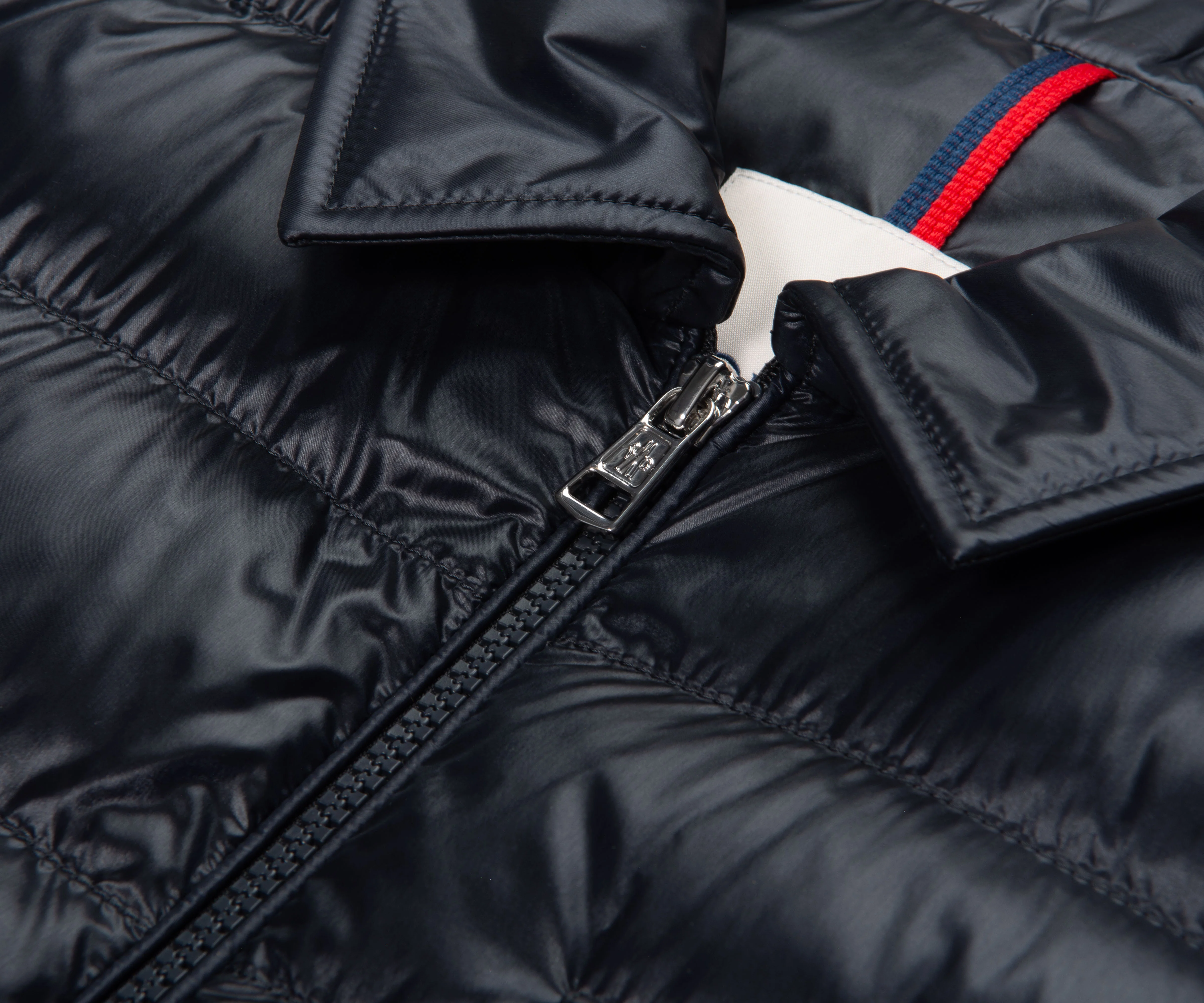 Moncler Mourillon Navy Down Shirt Jacket - Image 3