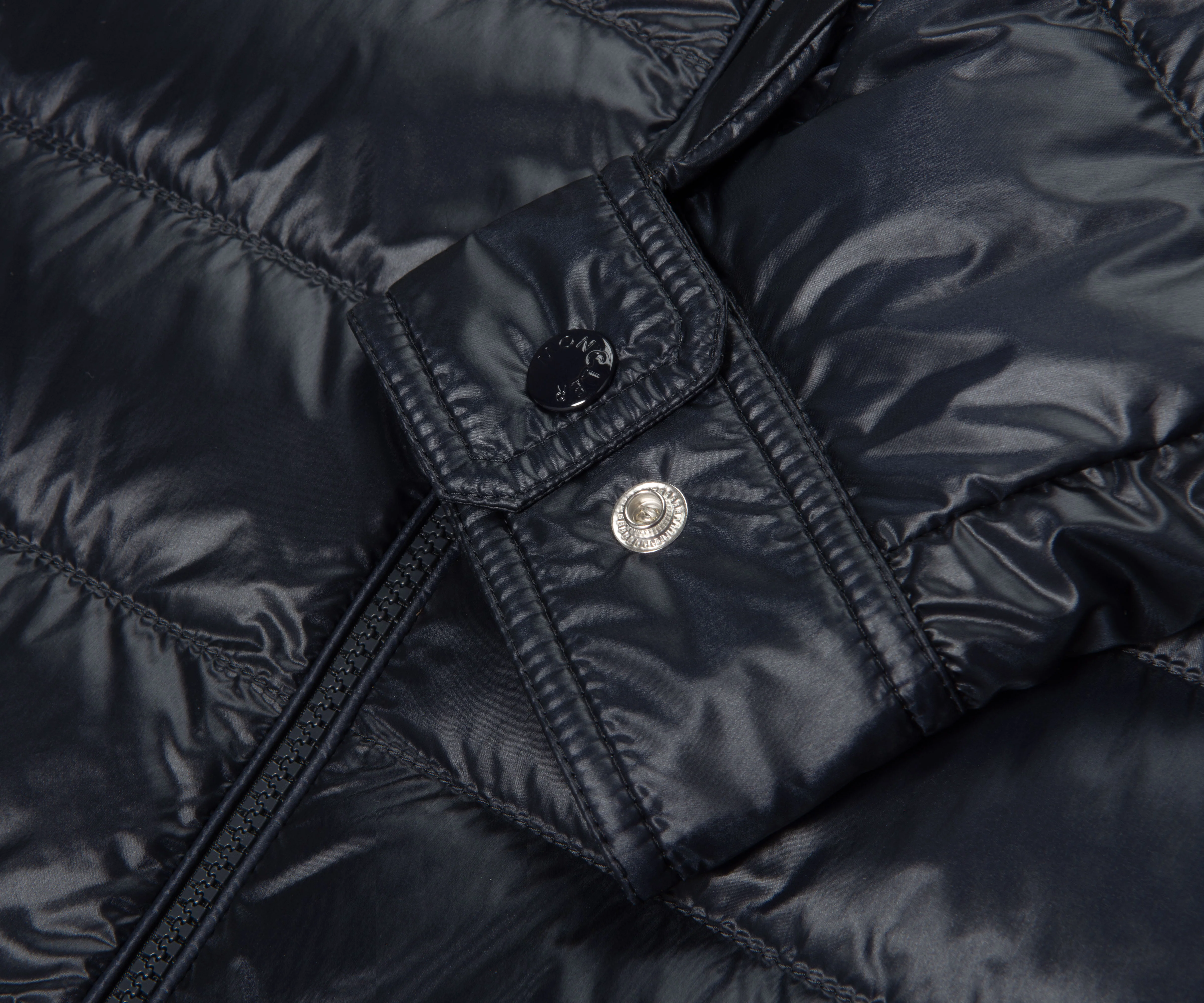 Moncler Mourillon Navy Down Shirt Jacket - Image 5