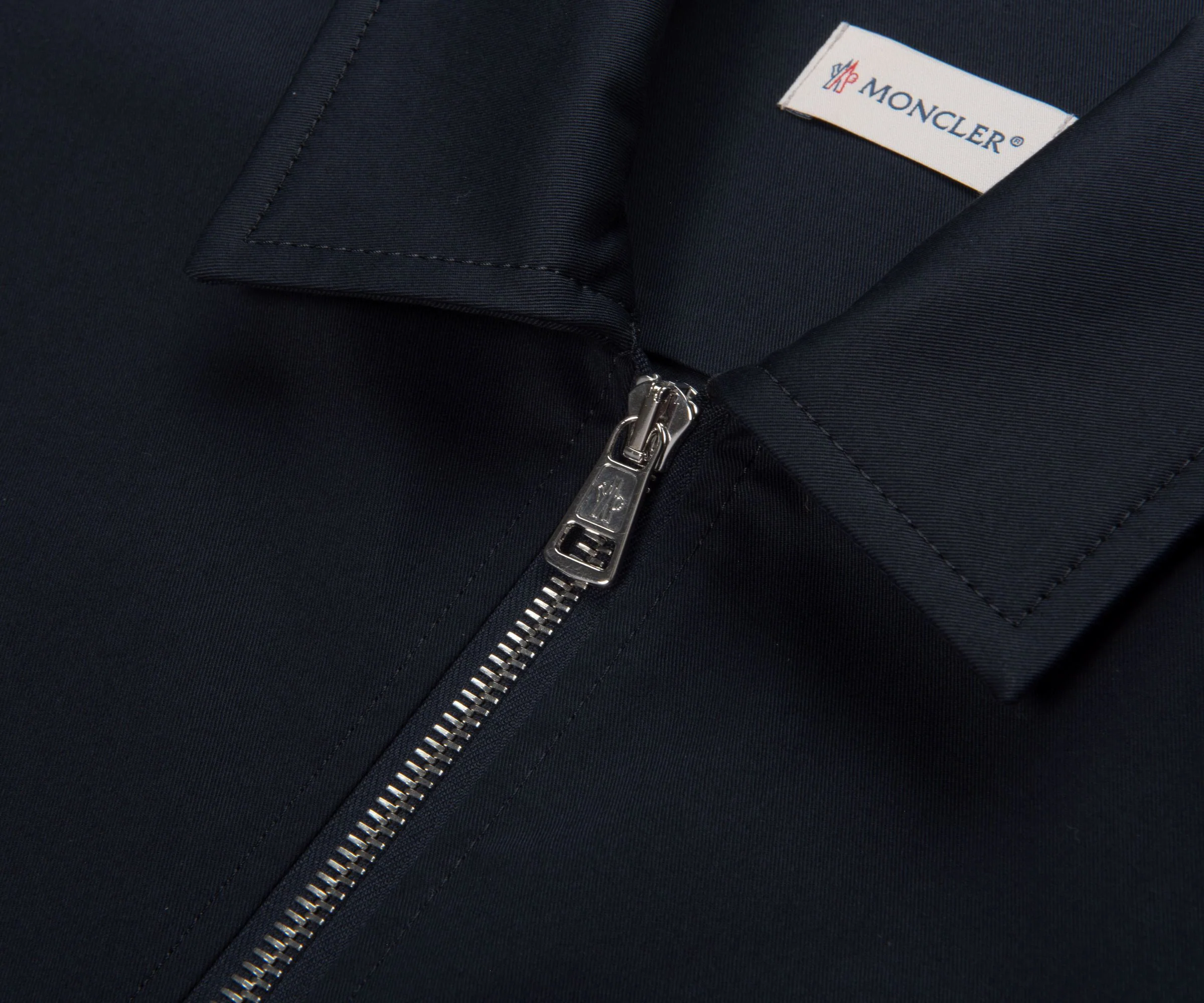 Moncler Navy Chest Pocket Overshirt - Image 3