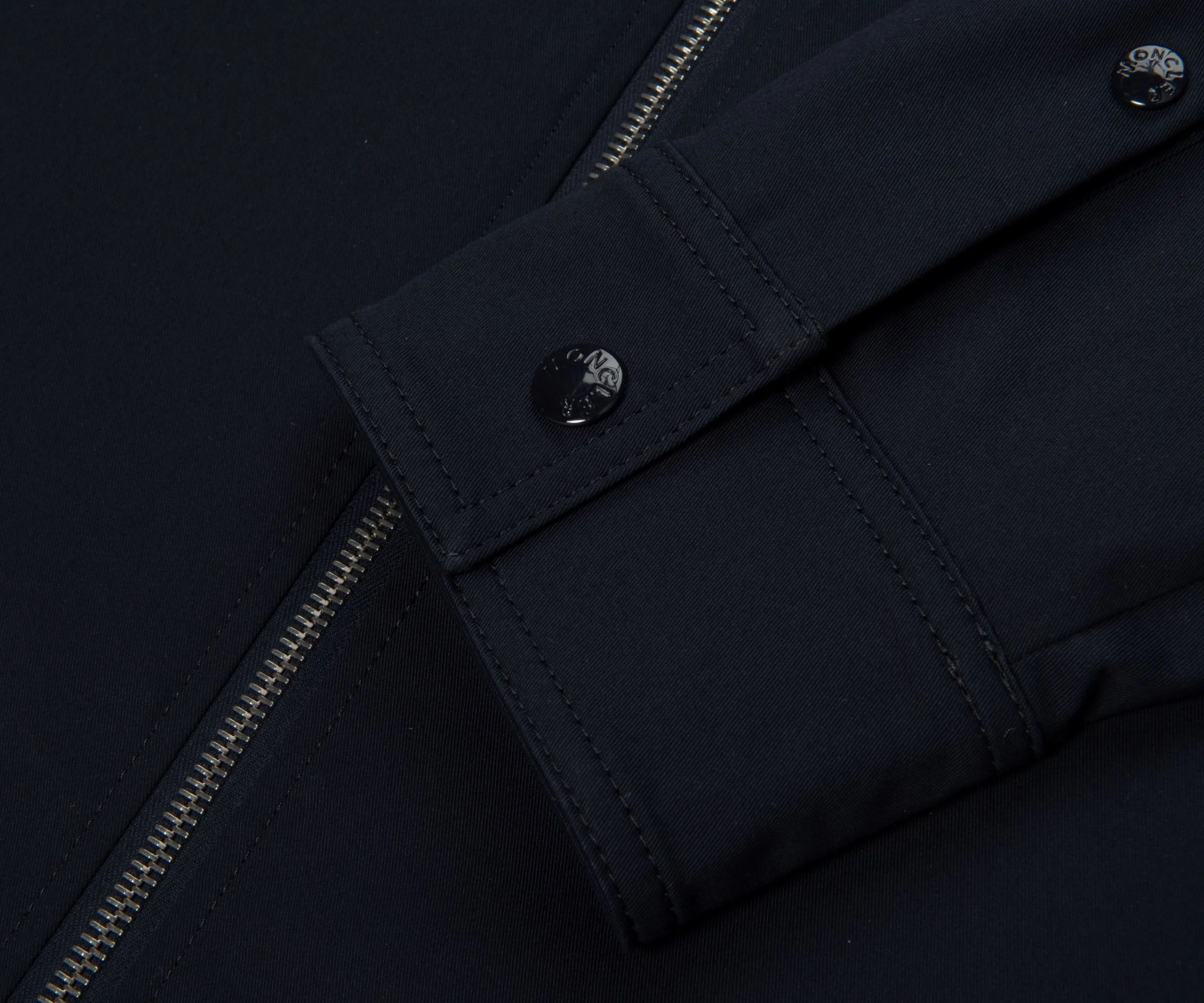 Moncler Navy Chest Pocket Overshirt - Image 5