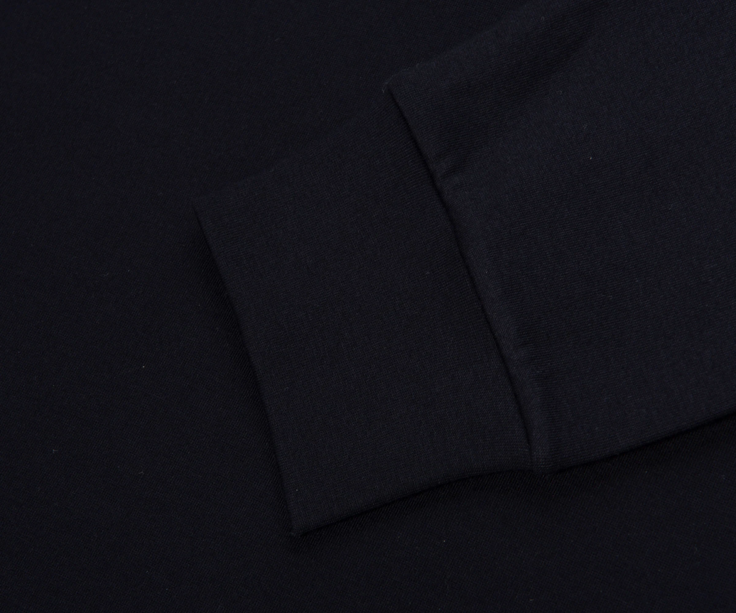 Moncler Navy Leather Pocket 1/4 Zip Sweatshirt - Image 6