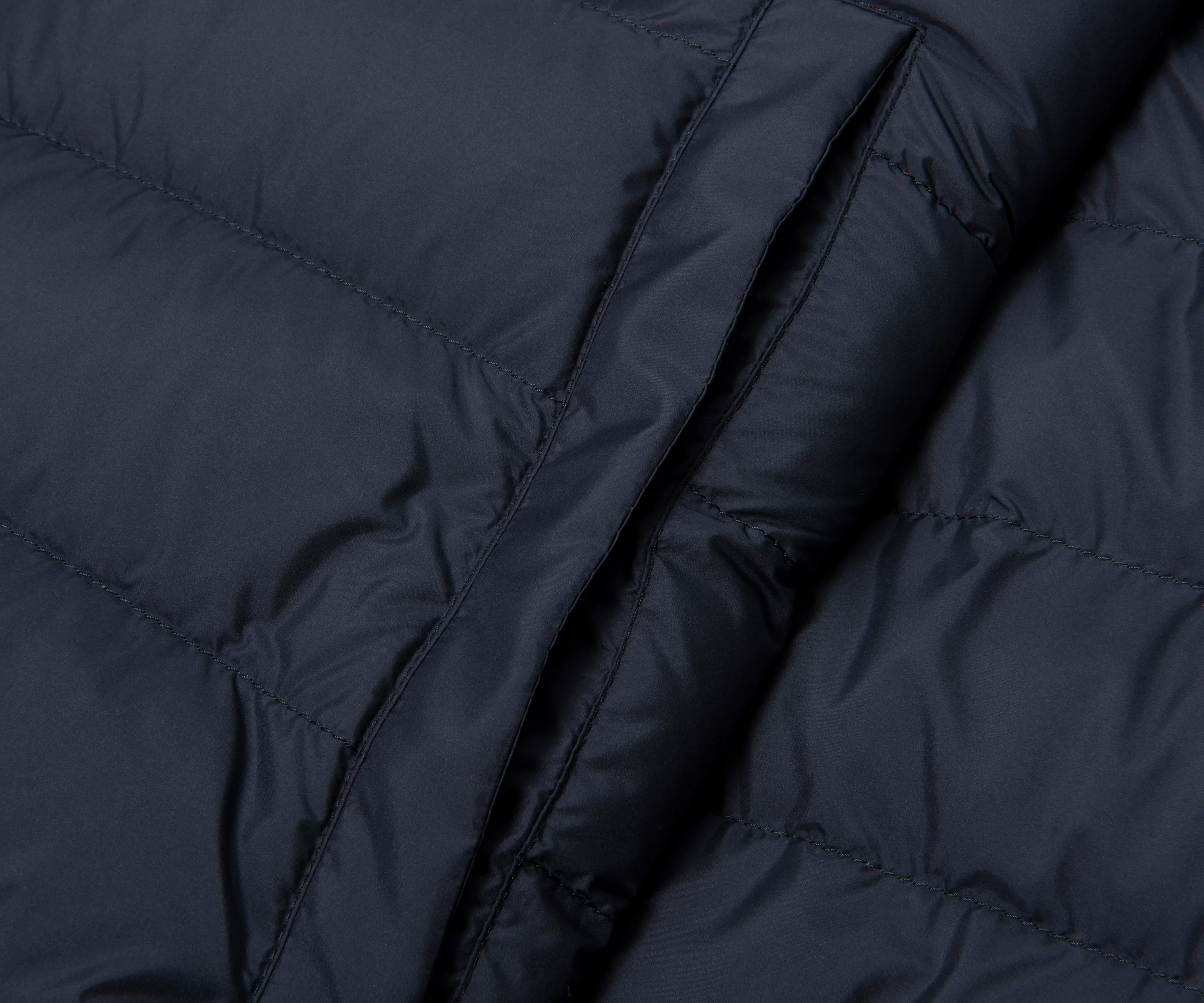 Moncler Navy Vermeille Detailed Hood Puffer Coat - Image 5
