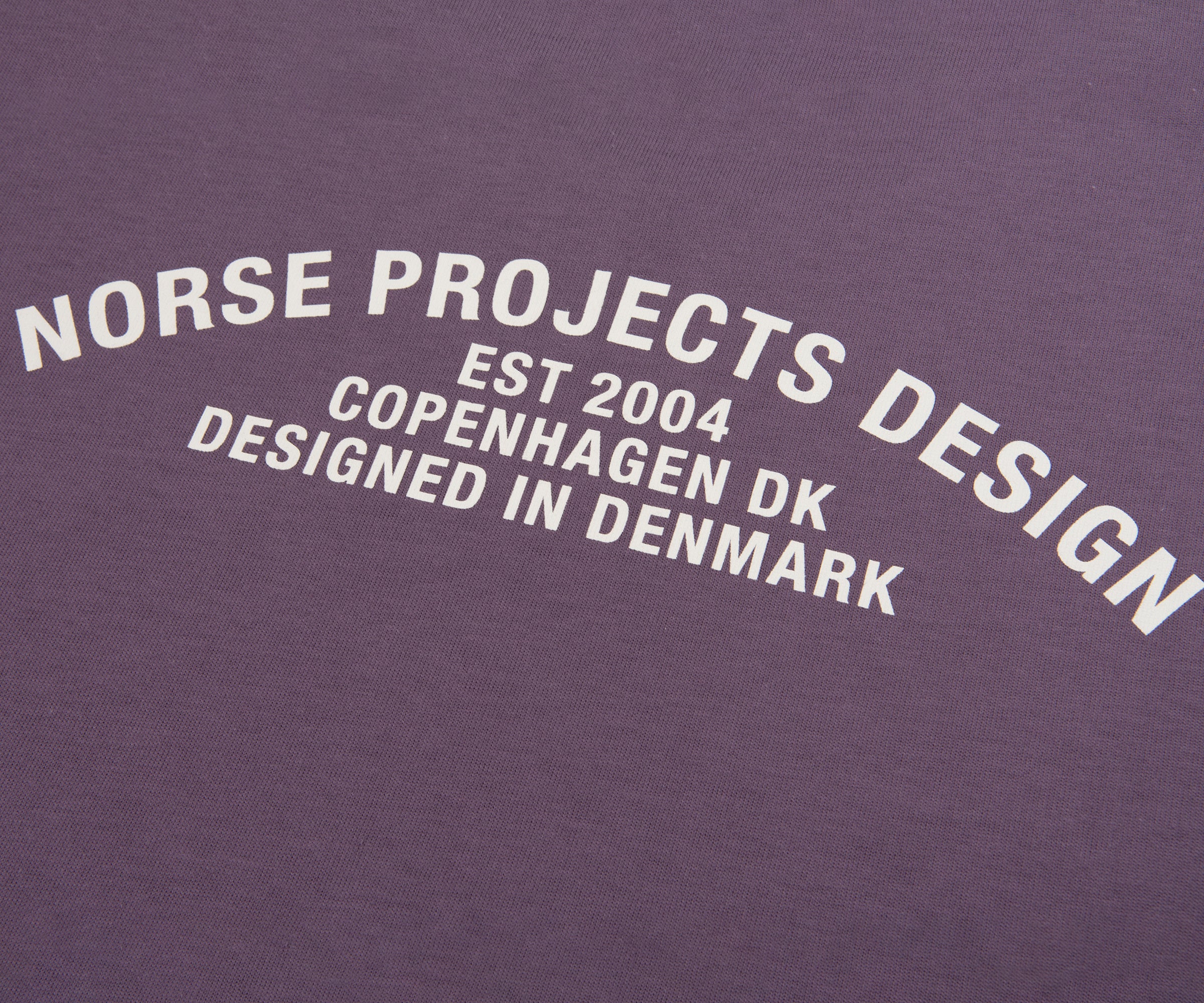 Norse Projects Vintage Violet Snekkersten Arch Print T-Shirt - Image 3