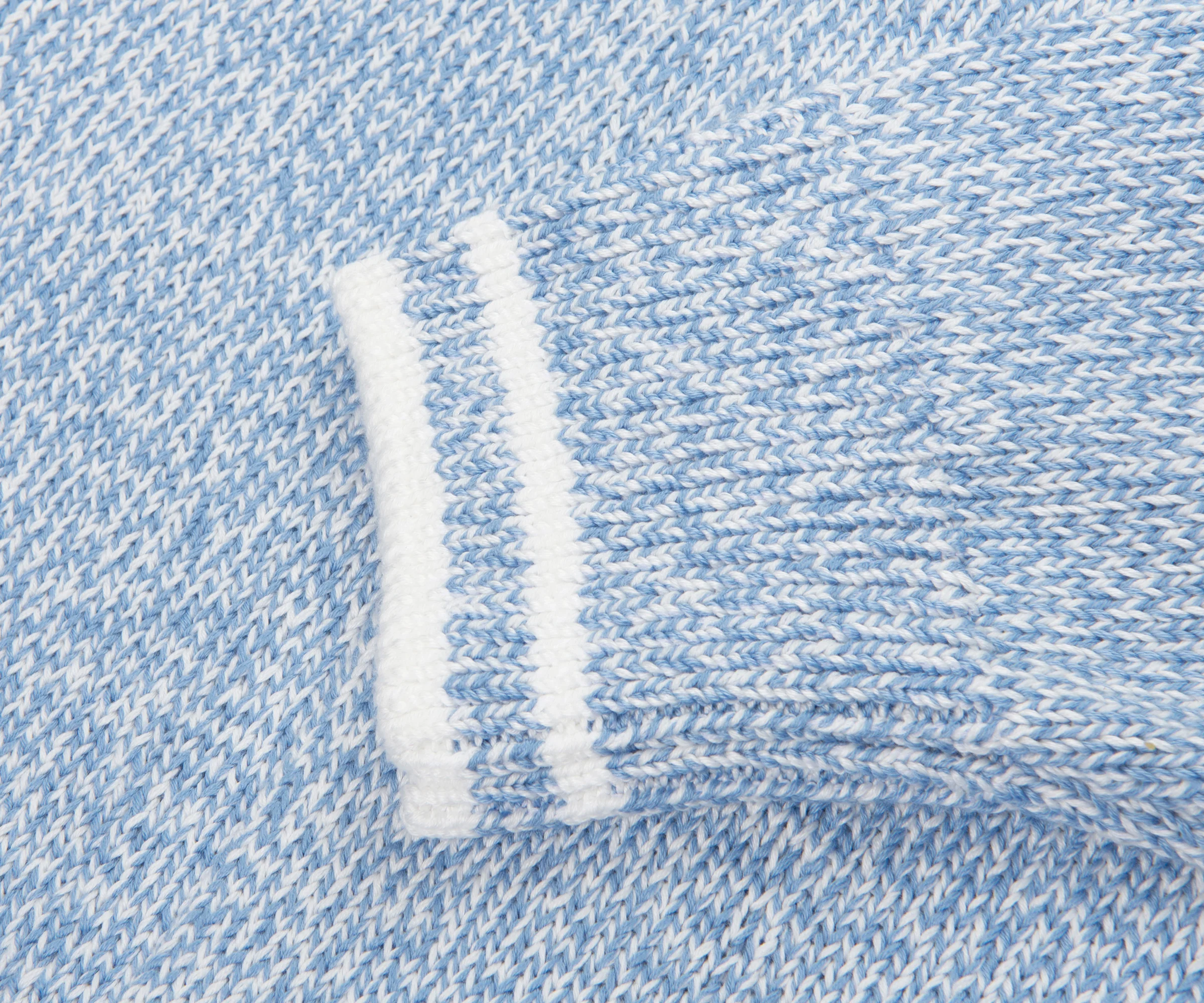 Paul & Shark Light Blue Fleck Knitted Cardigan - Image 5