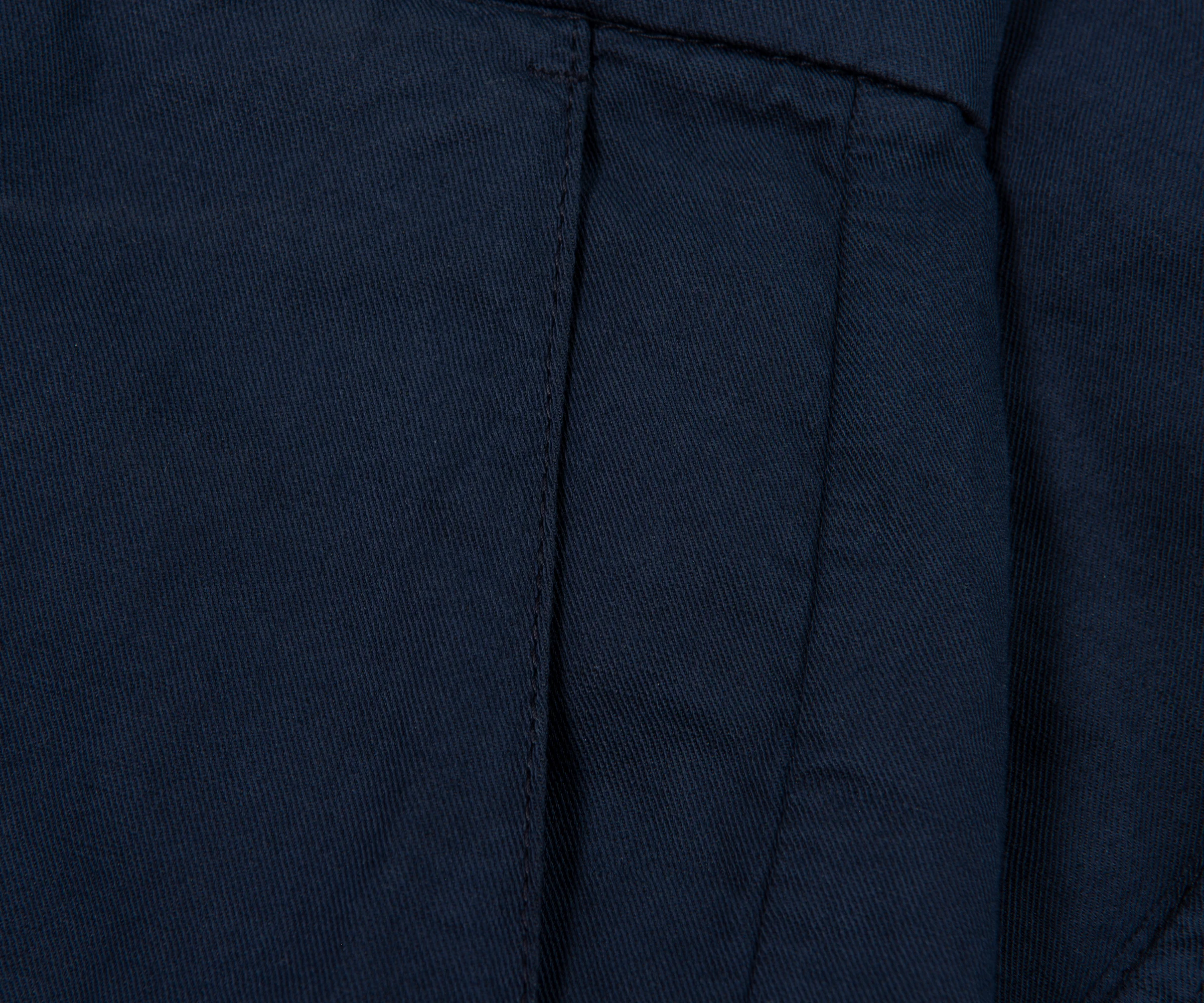 Paul & Shark Navy Cargo Bermuda Linen/Cotton Shorts - Image 5