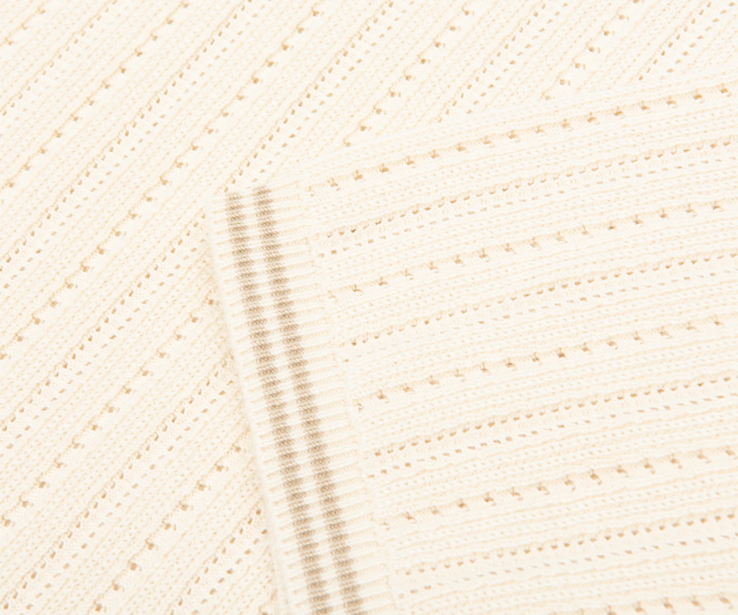 Paul Smith Cream Knitted Detailed Polo - Image 5