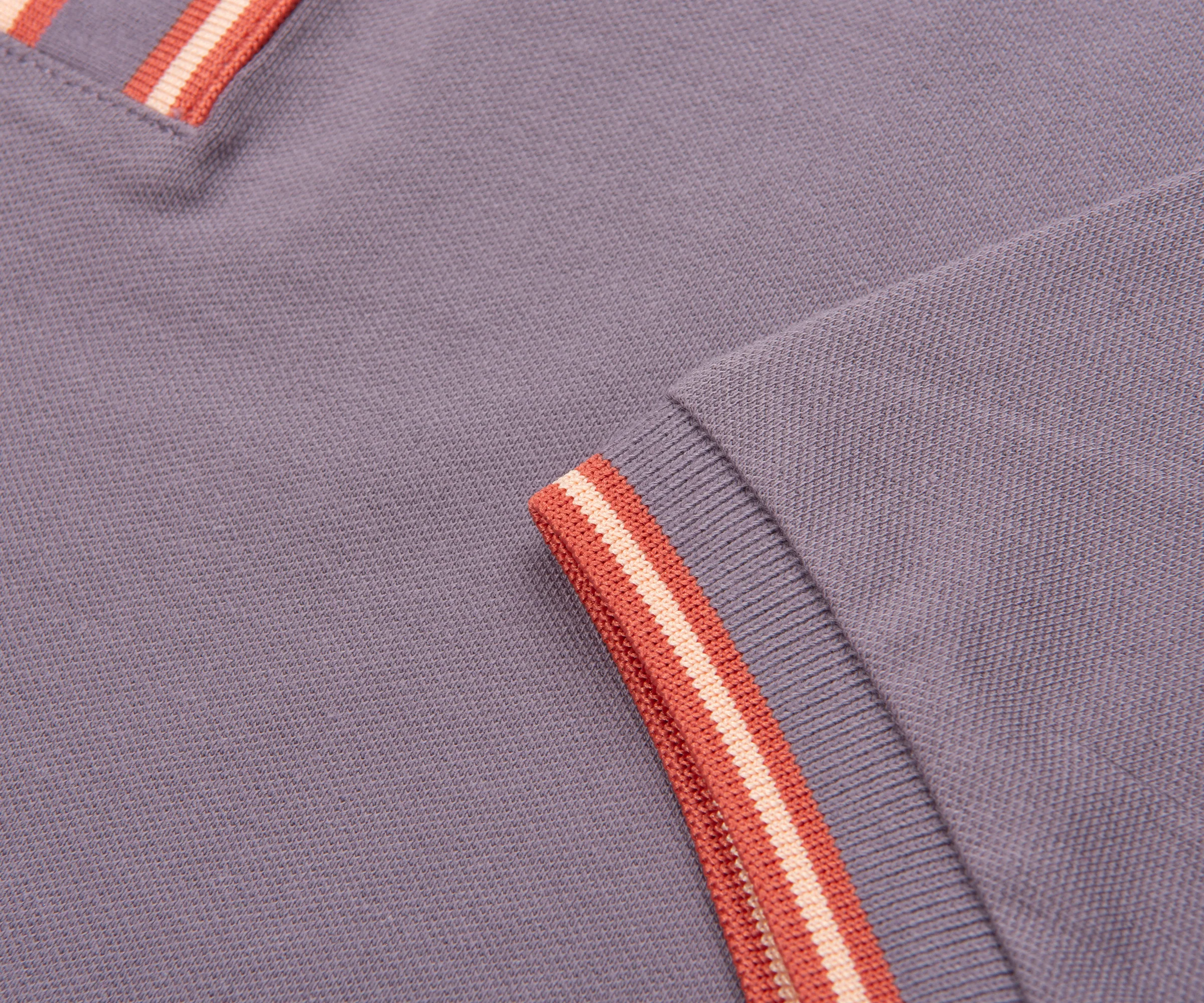 Paul Smith Red/Purple Contrast Tipping Polo - Image 4