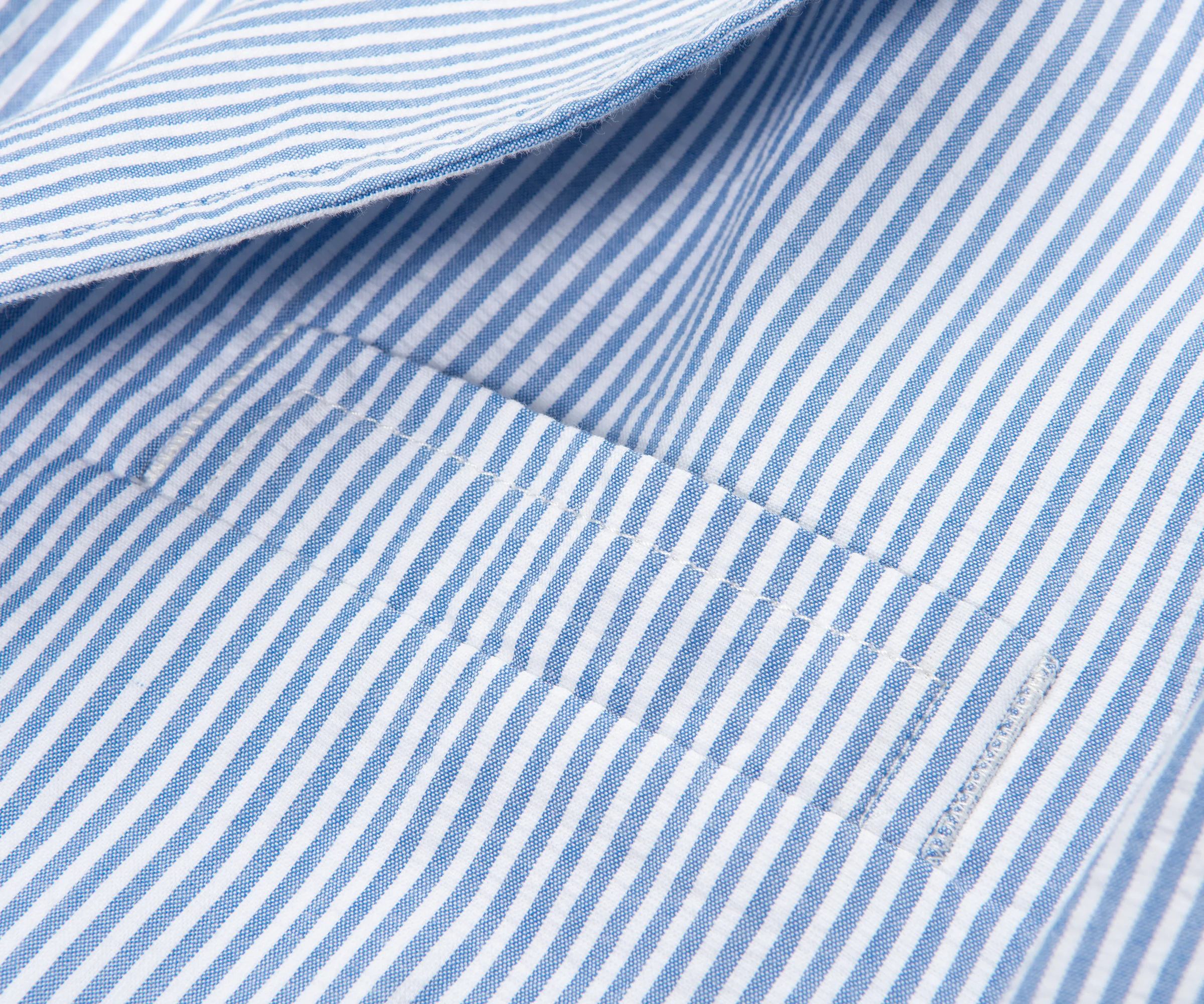Ralph Lauren Blue/White Striped Soft Blazer - Image 5
