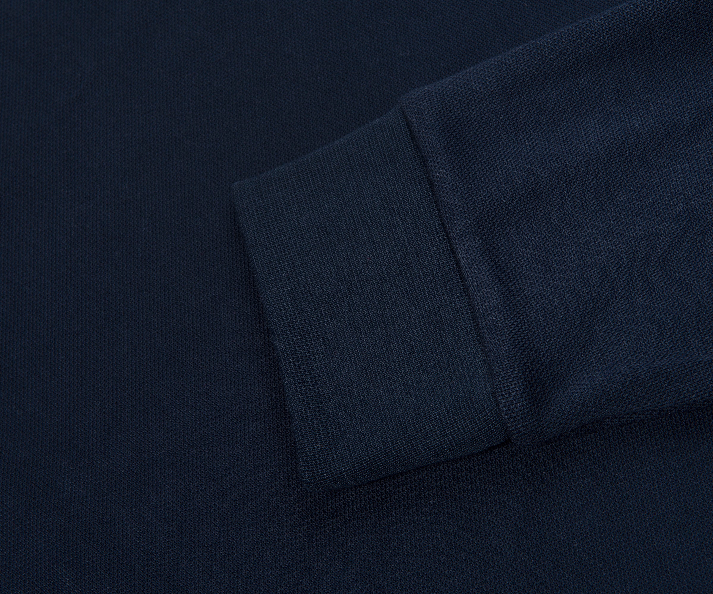 Ralph Lauren Navy Luxe Stretch 1/4 Zip Sweater - Image 5