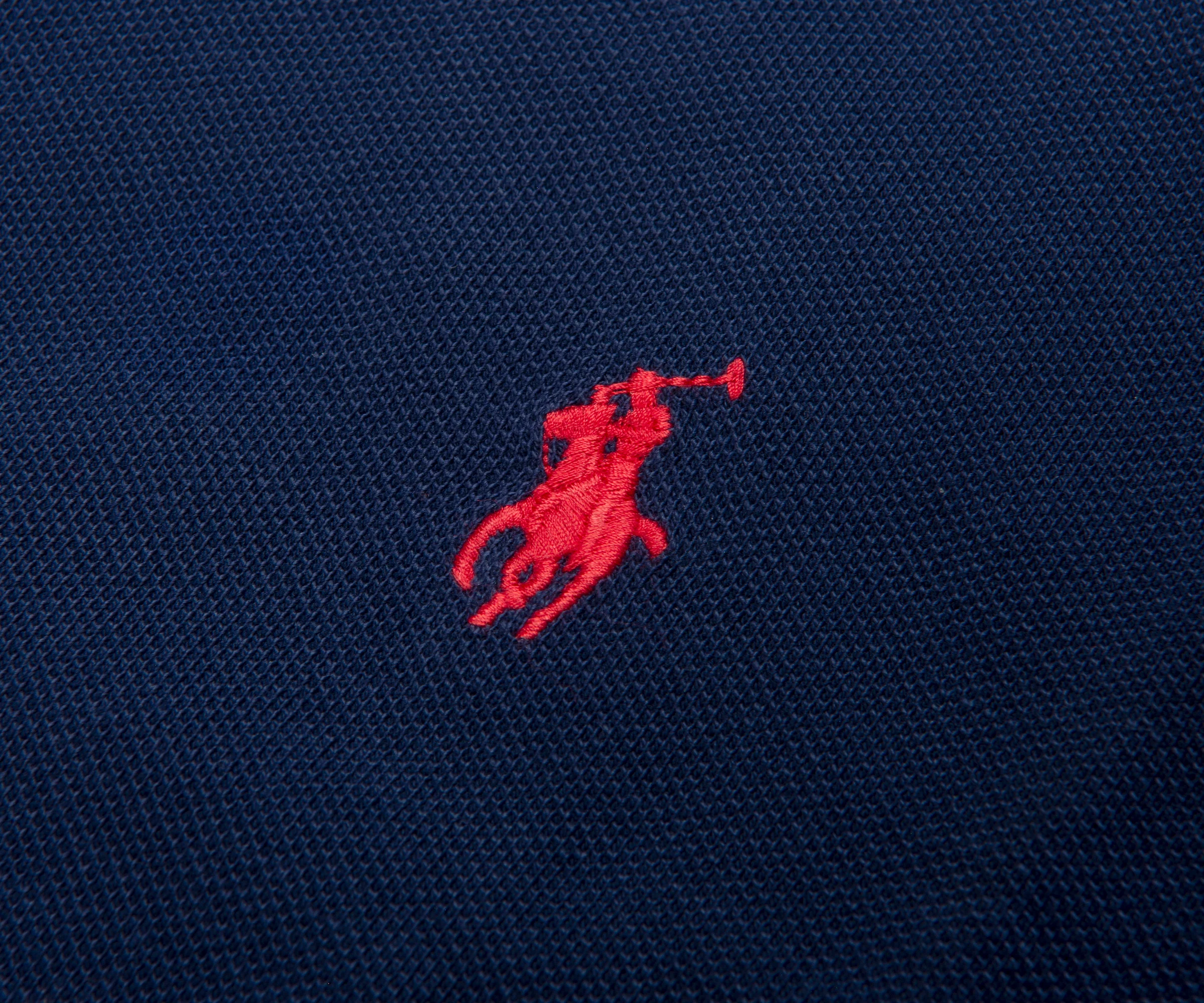 Ralph Lauren Navy SS Custom Slim Fit Polo - Image 3