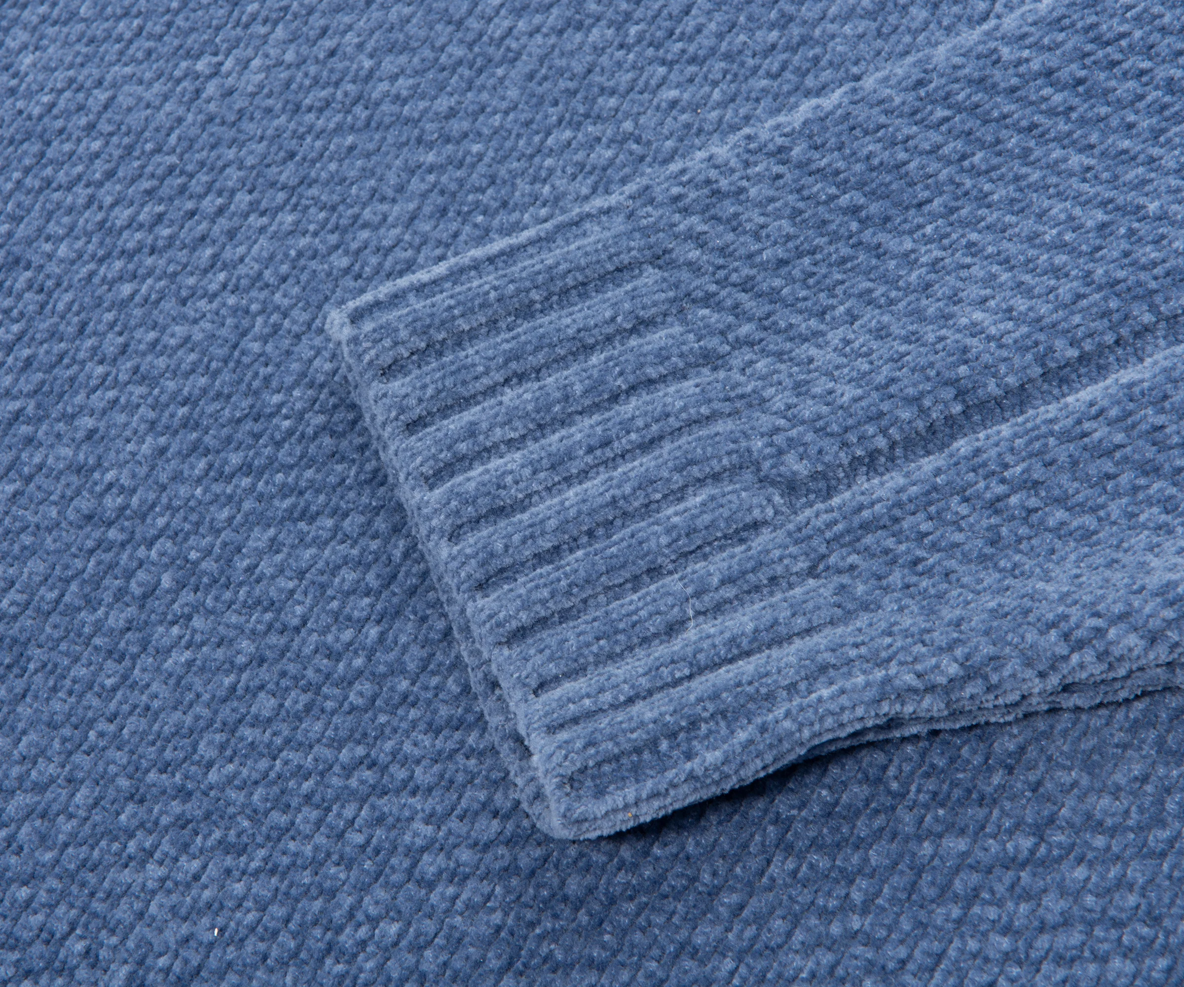 Stone Island Avio Blue Waffle Knitted Sweater - Image 4
