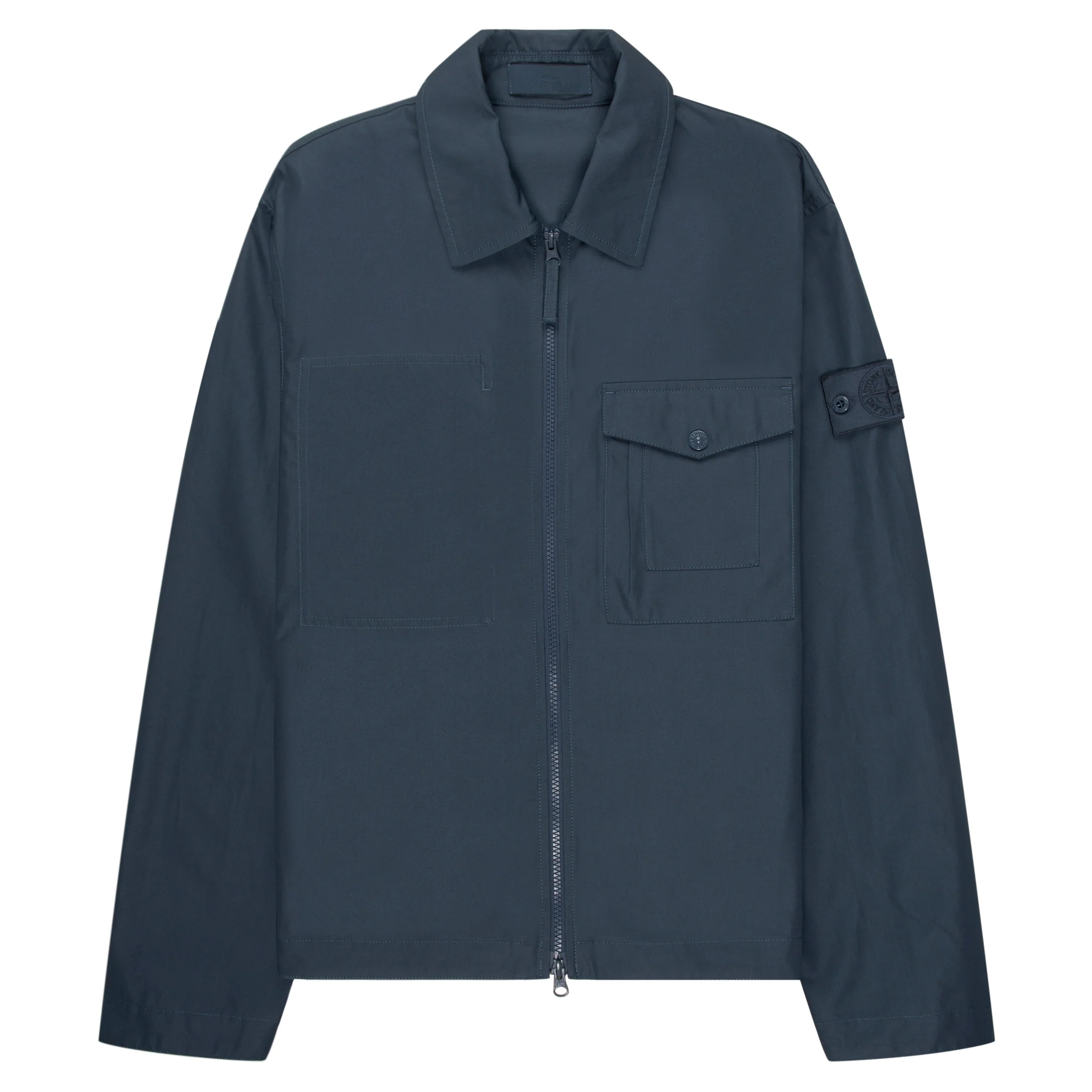 Stone Island Ghost Baltic Blue Overshirt